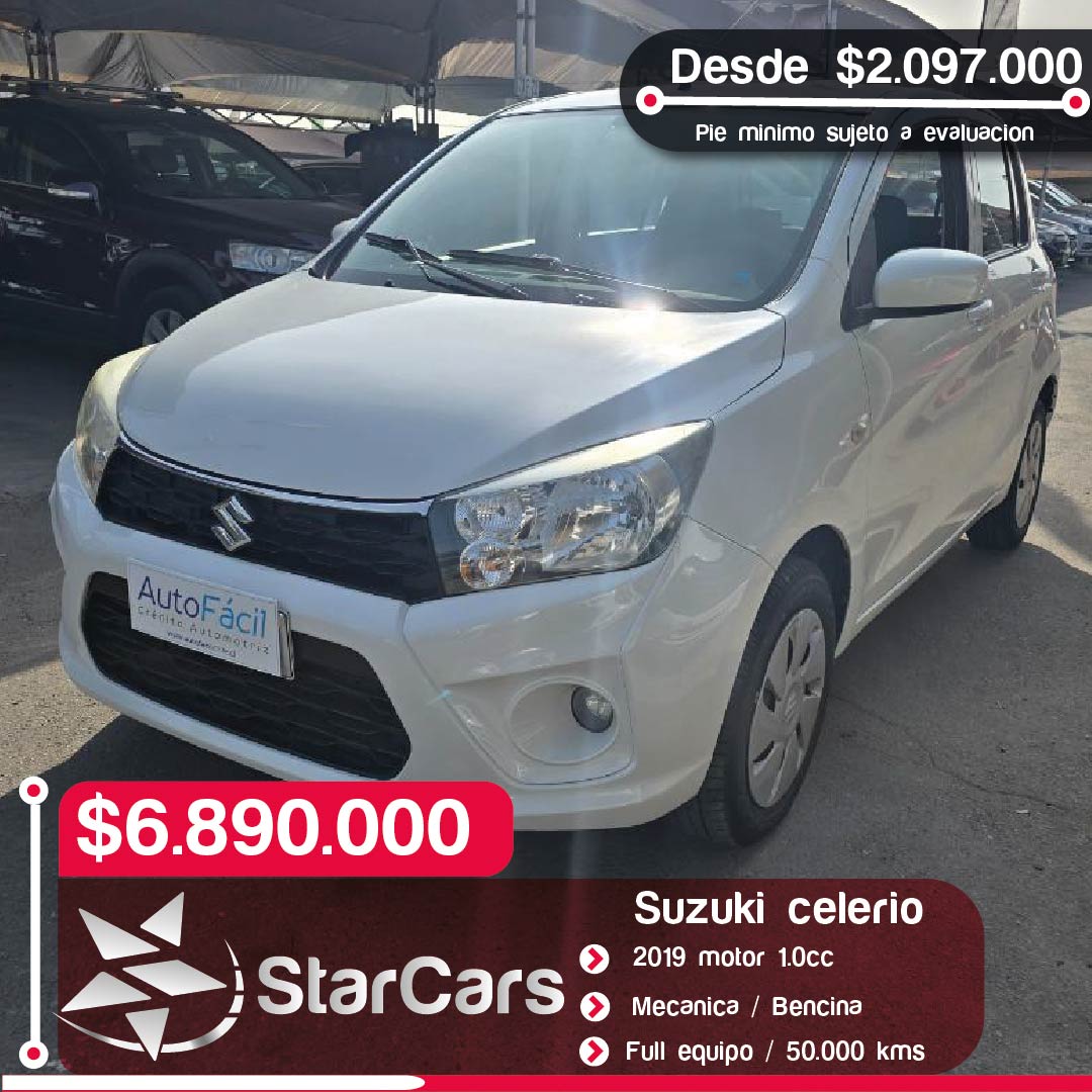 SUZUKI CELERIO 2019 1.0CC