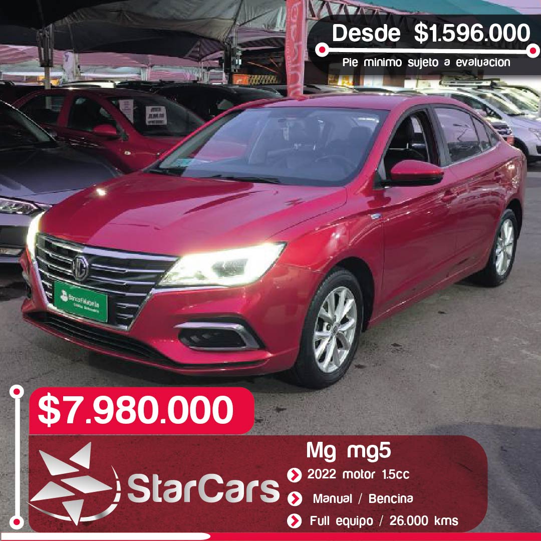MG MG5 2022 1.5CC