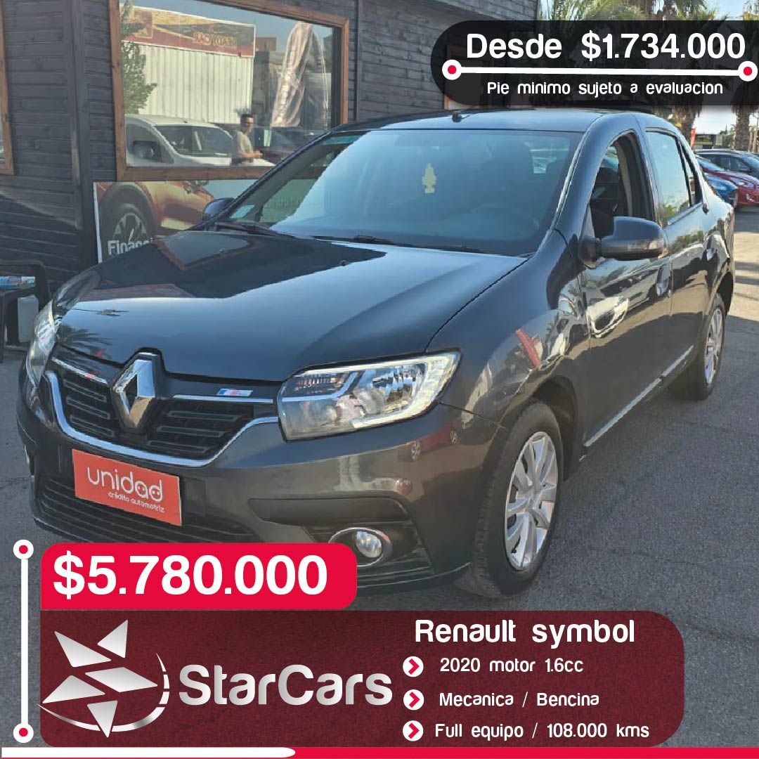 RENAULT SYMBOL  2020 1.6CC