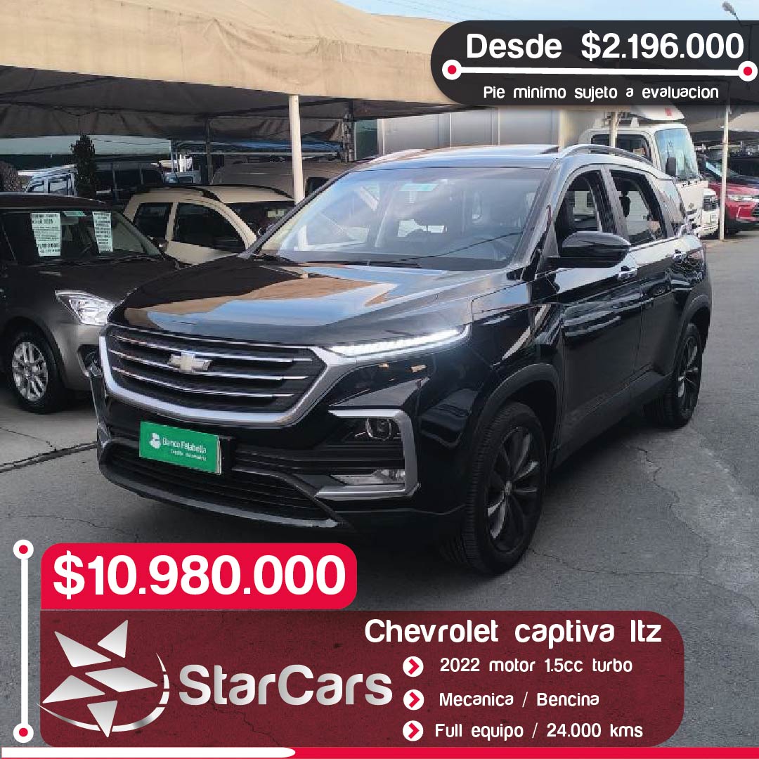 CHEVROLET  CAPTIVA LTZ   2022 1.5CC