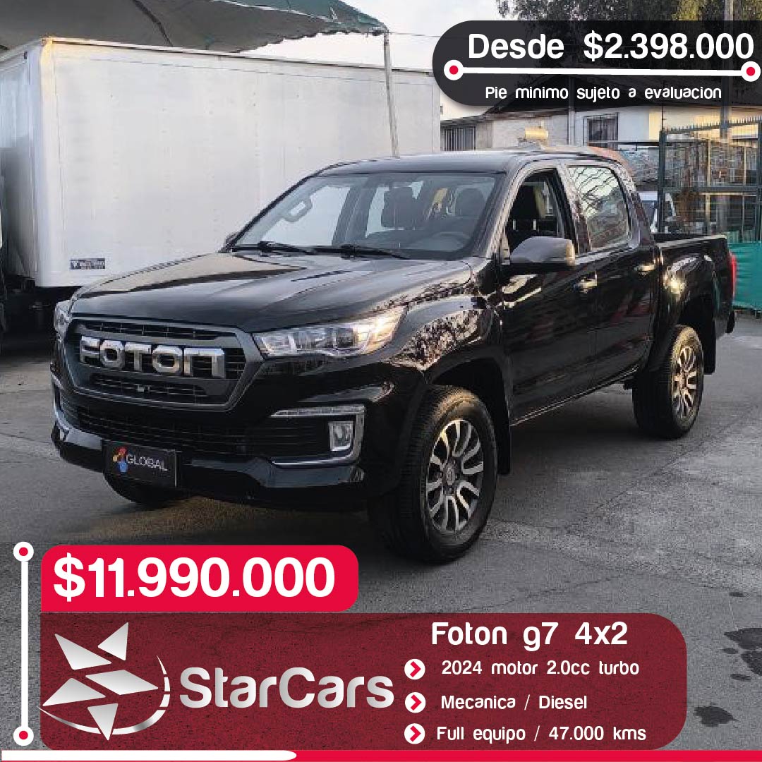 FOTON  G7 4X2 DIESEL  2024 2.0CC