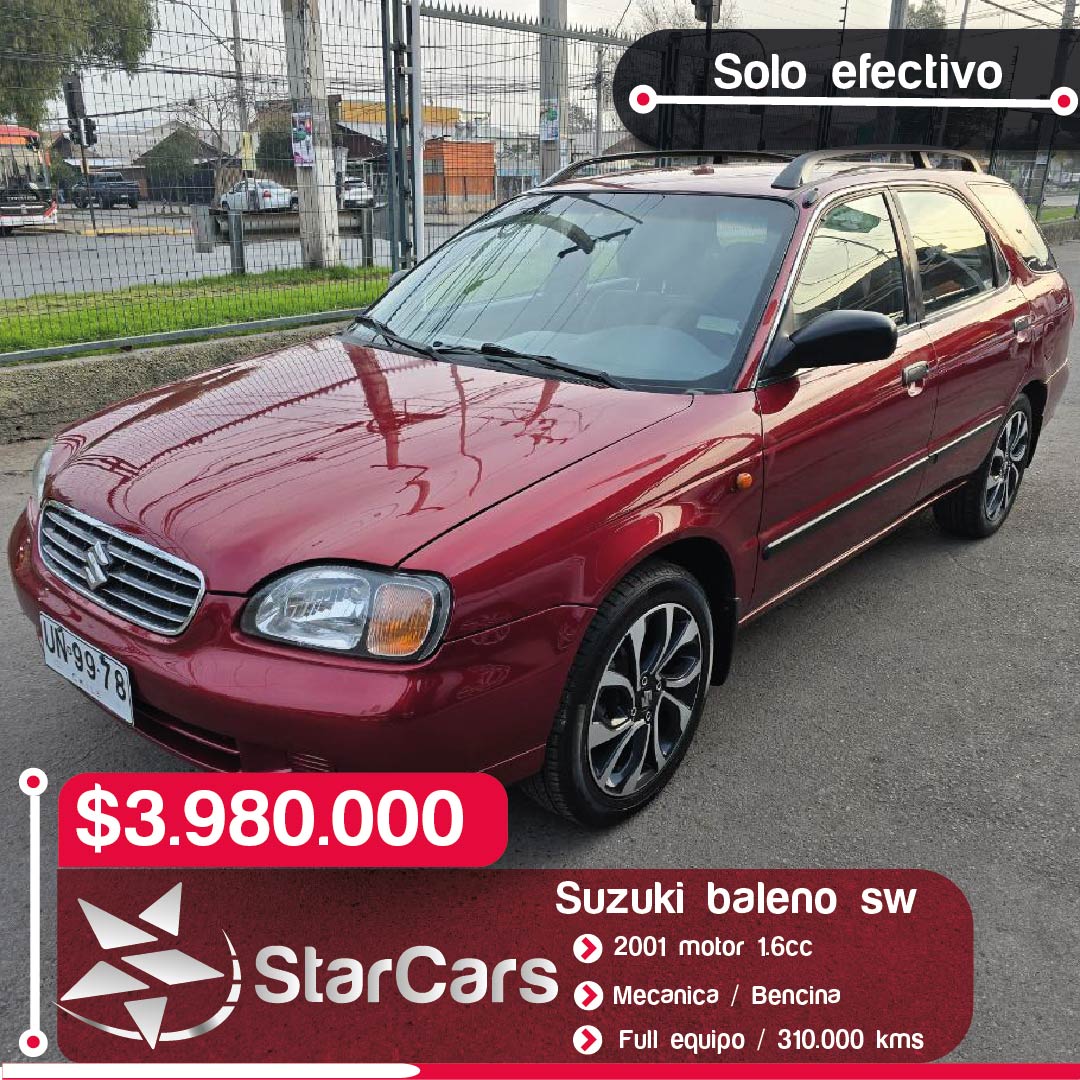 SUZUKI BALENO 2001 1.6CC