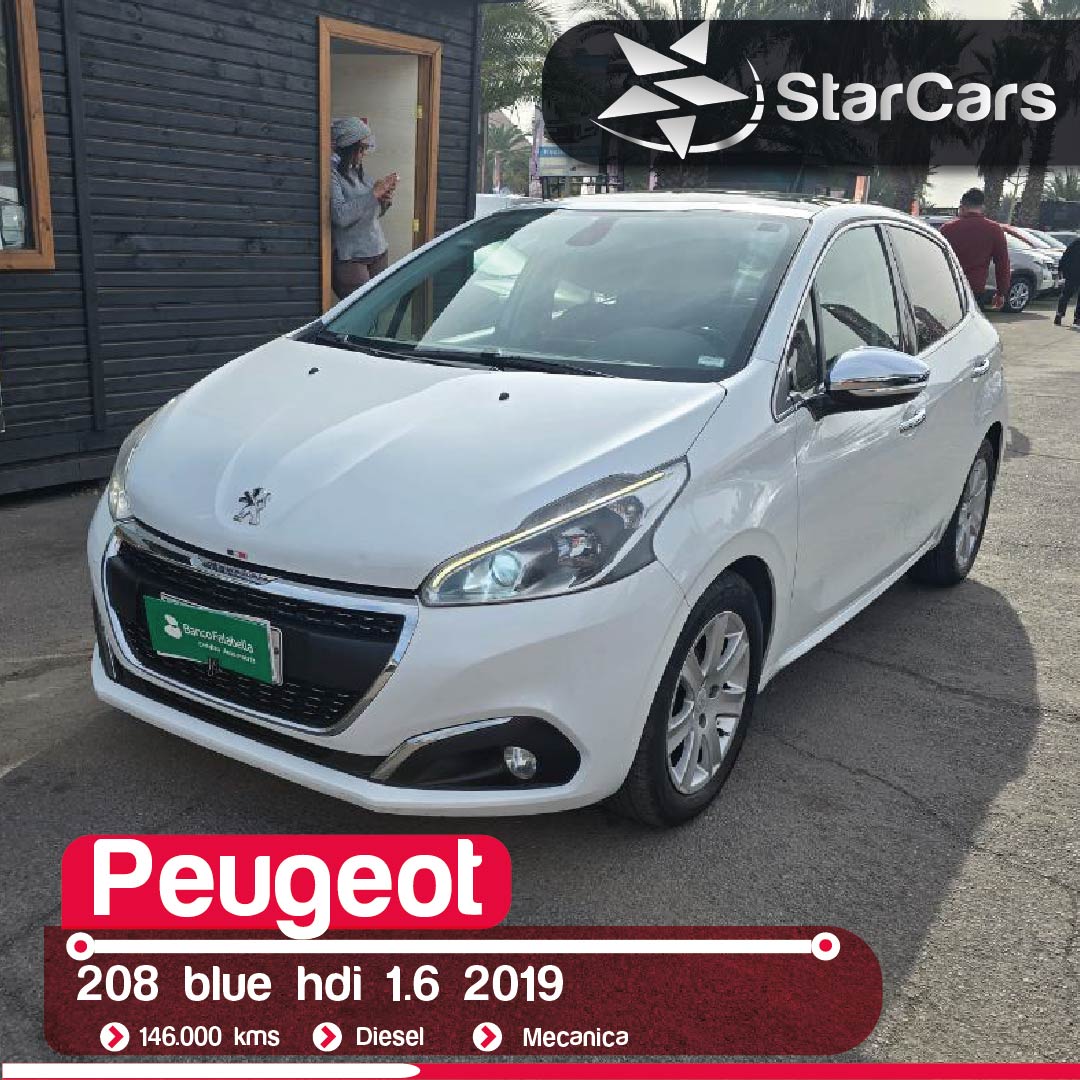 PEUGEOT 208 BLUE HDI 2019 1.6CC