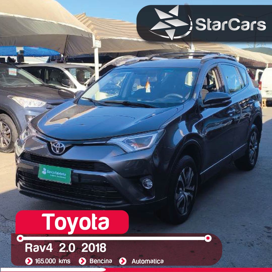 TOYOTA  RAV4 AUTOMATICA  2018 2.0CC
