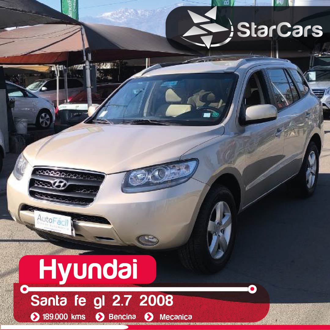 HYUNDAI  SANTA FE GL  2008 2.7CC