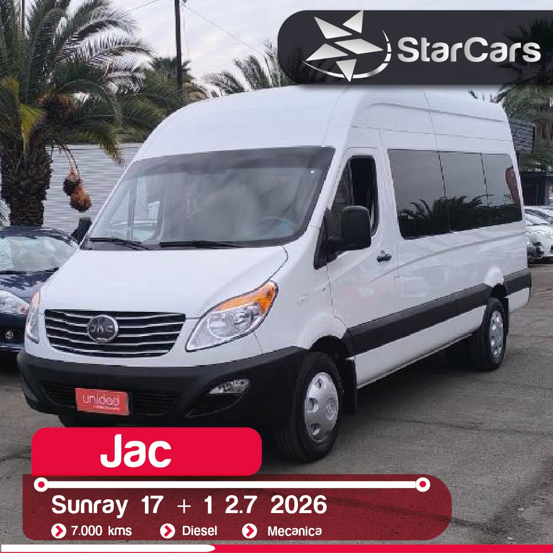 JAC  SUNRAY 17 + 1 PASAJEROS  D80.  2026 2.7CC