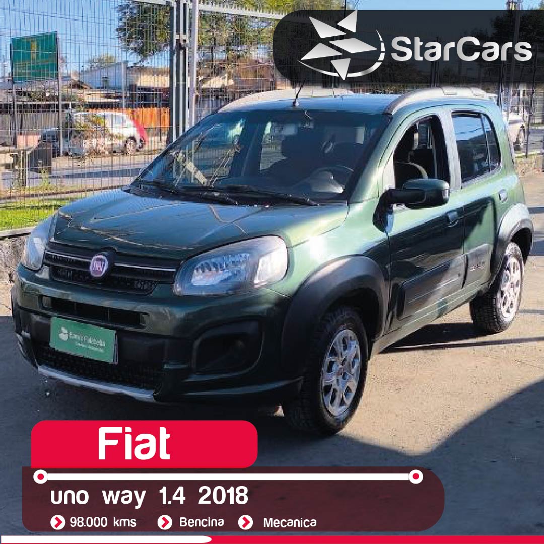 FIAT  UNO WAY  2018 1.4CC