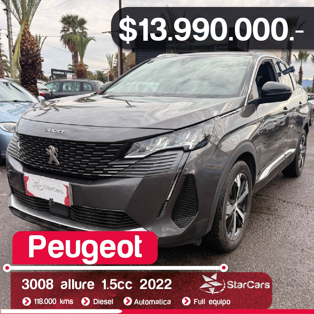 PEUGEOT  3008 2022 1.5CC
