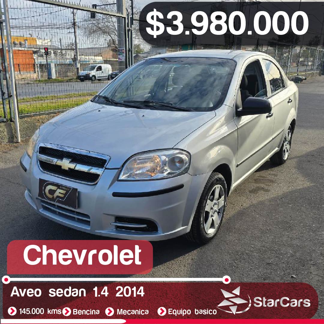 CHEVROLET  AVEO 2014 1.4CC