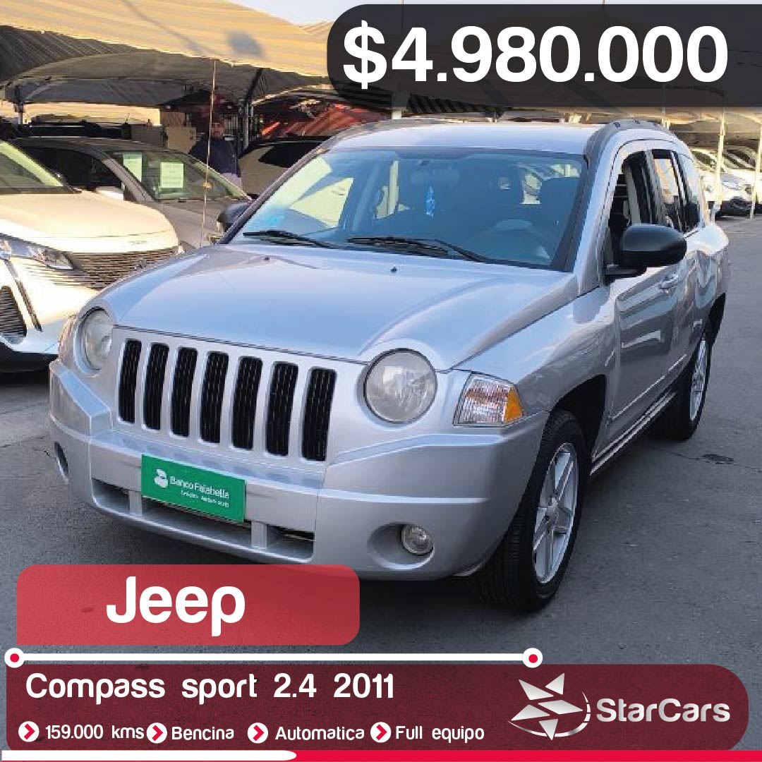 JEEP  COMPASS SPORT AUTOMATICA  2011 2.4CC