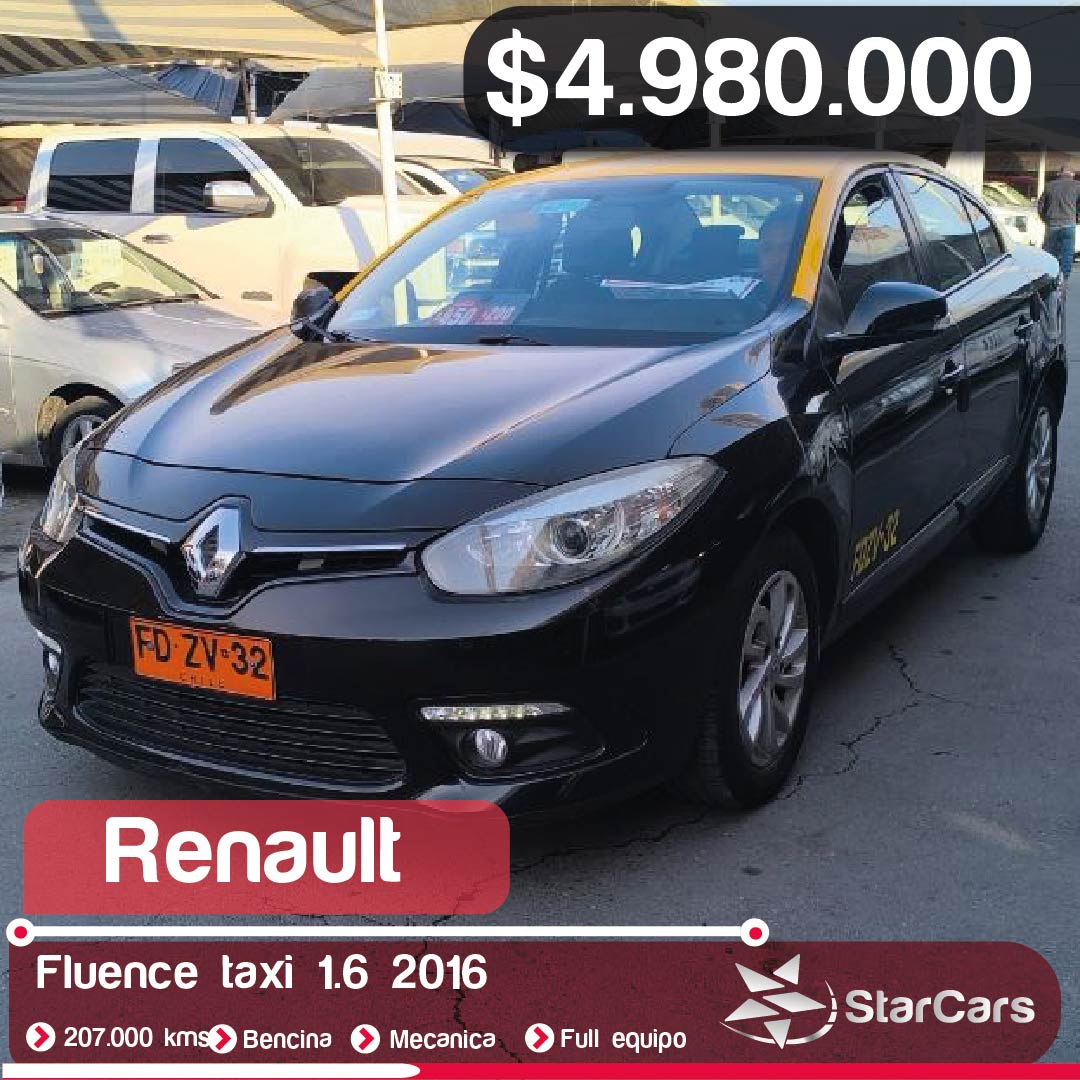 RENAULT  FLUENCE TAXI  2016 1.6CC