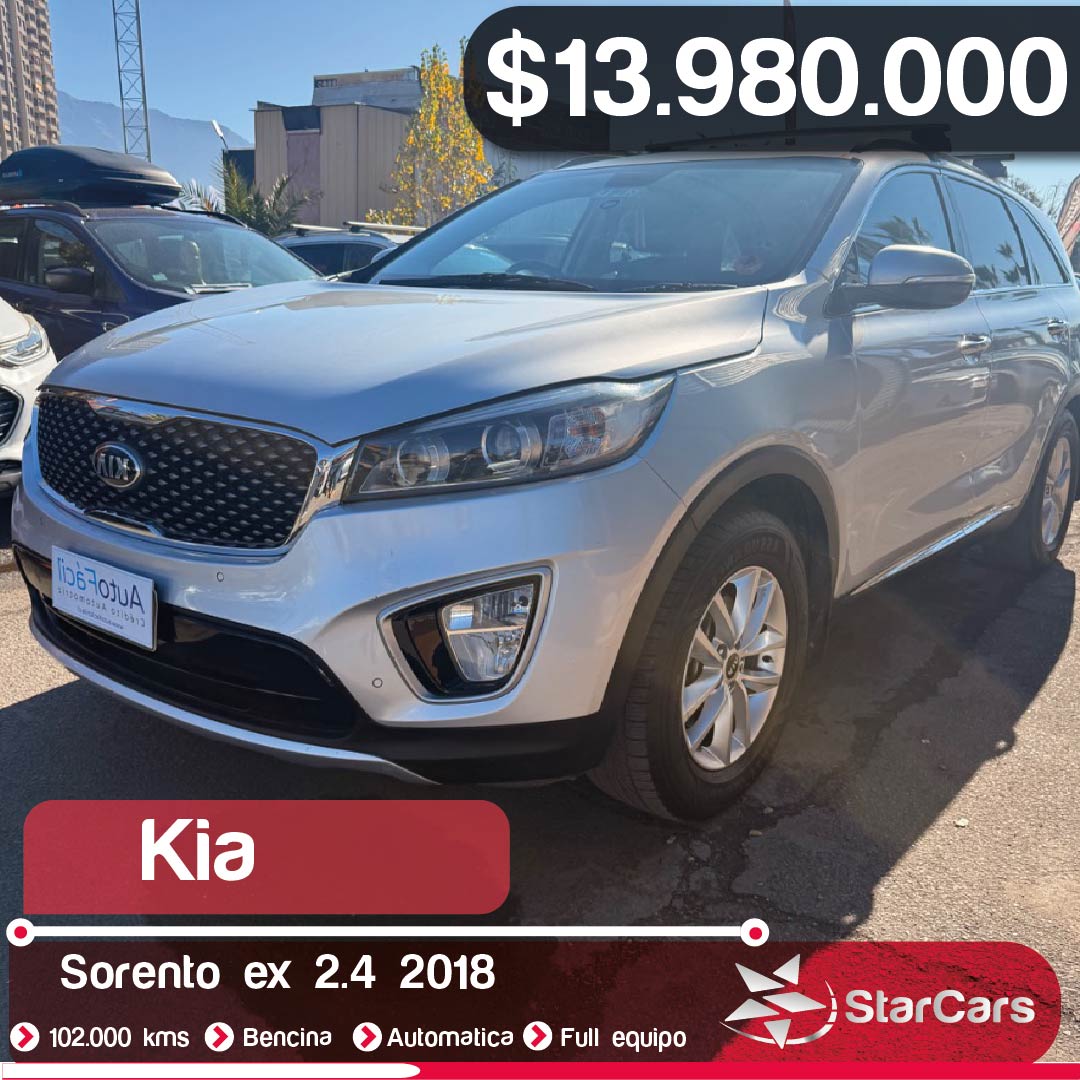 KIA  SORENTO EX  2018 2.4CCCC