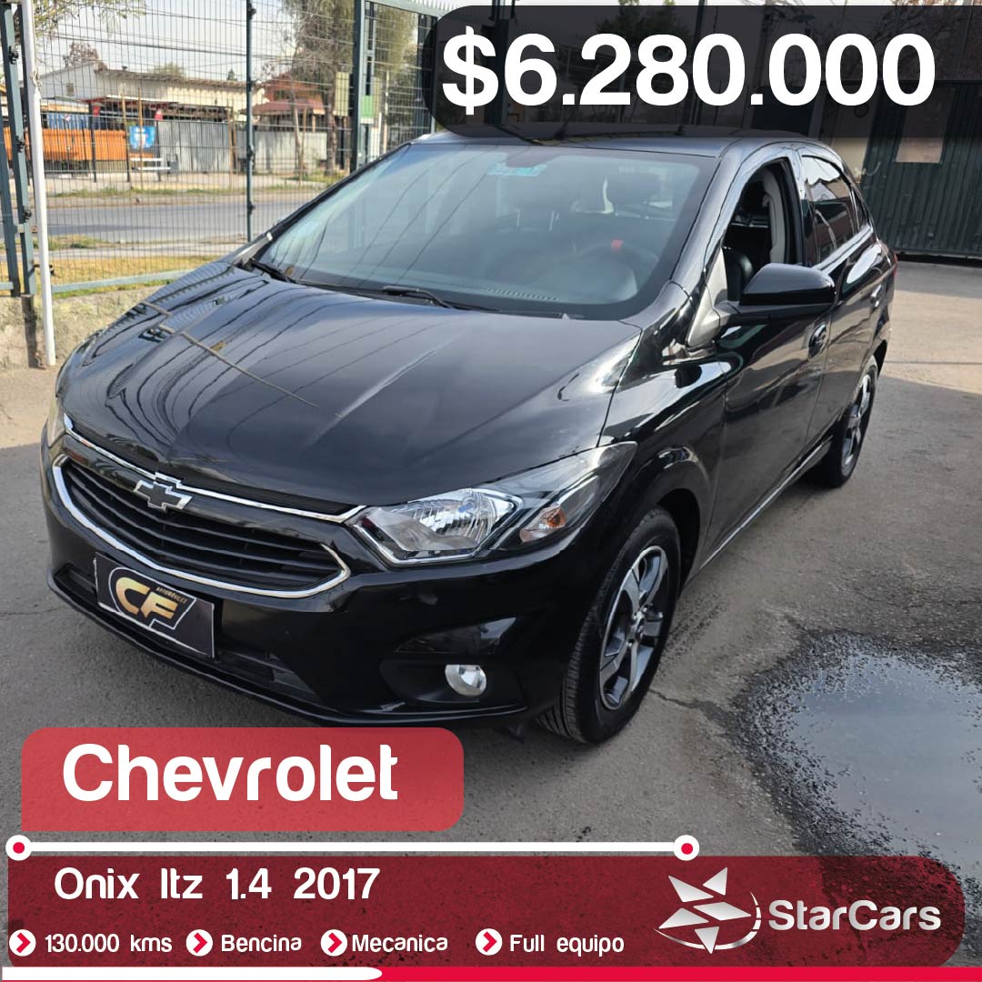 CHEVROLET  ONIX LTZ 2017 1.4CC