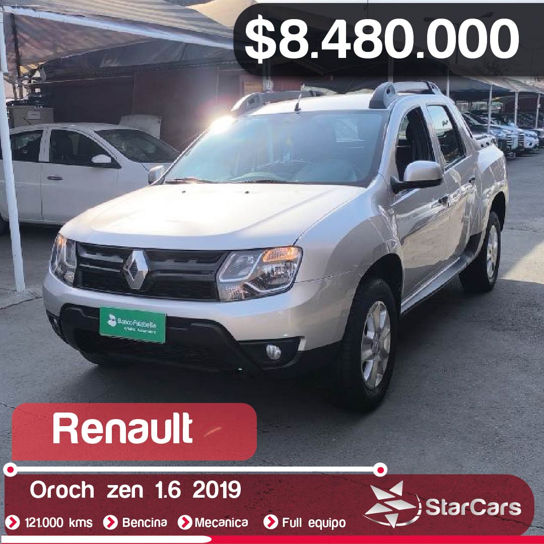 RENAULT  OROCH ZEN  2019 1.6CC