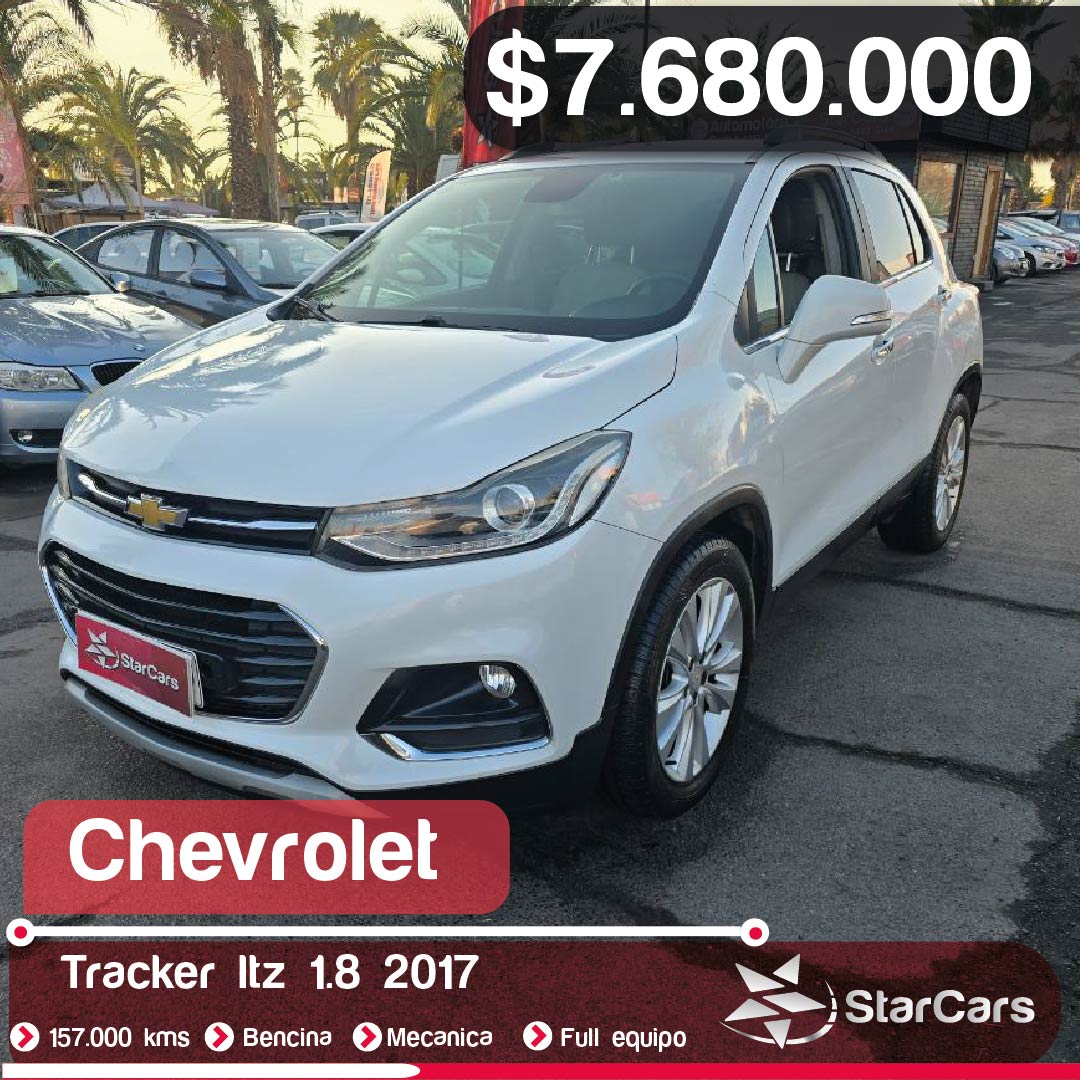 CHEVROLET  TRACKER 2017 1.8CC