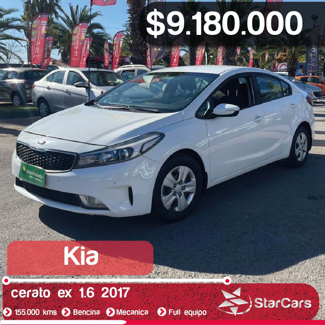 KIA CERATO EX 2017 1.6CC