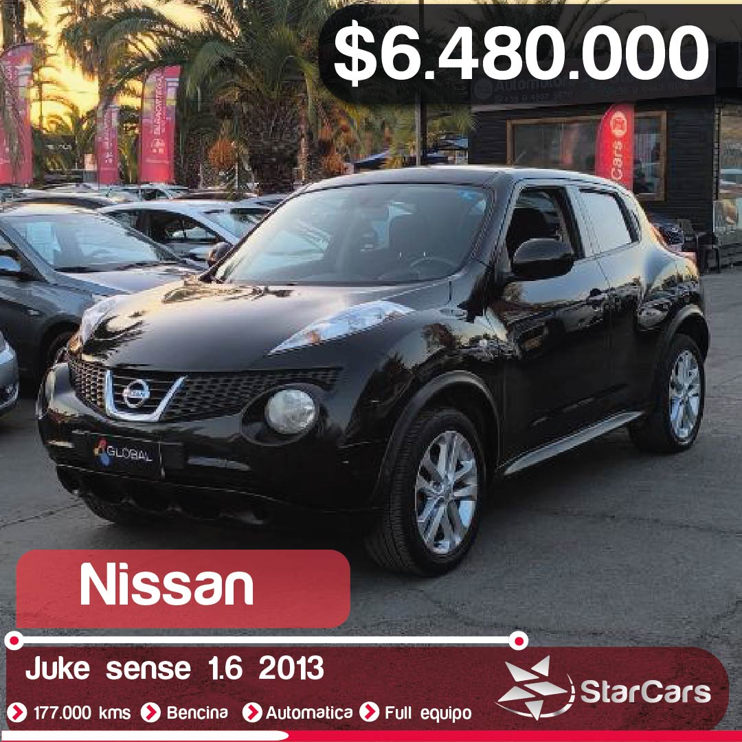 NISSAN  JUKE AUTOMATICA  2013 1.6CC