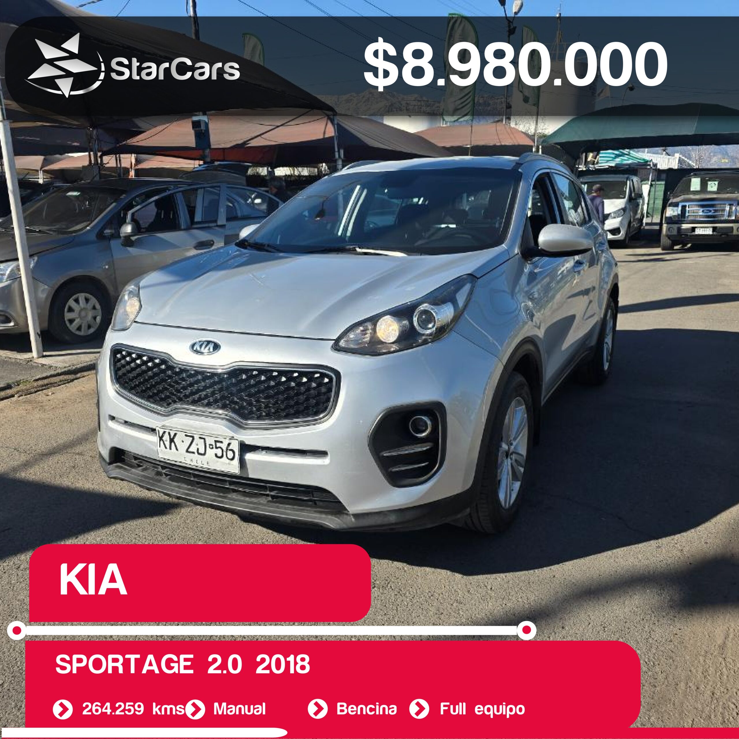 KIA  SPORTAGE 2018 2.0CC