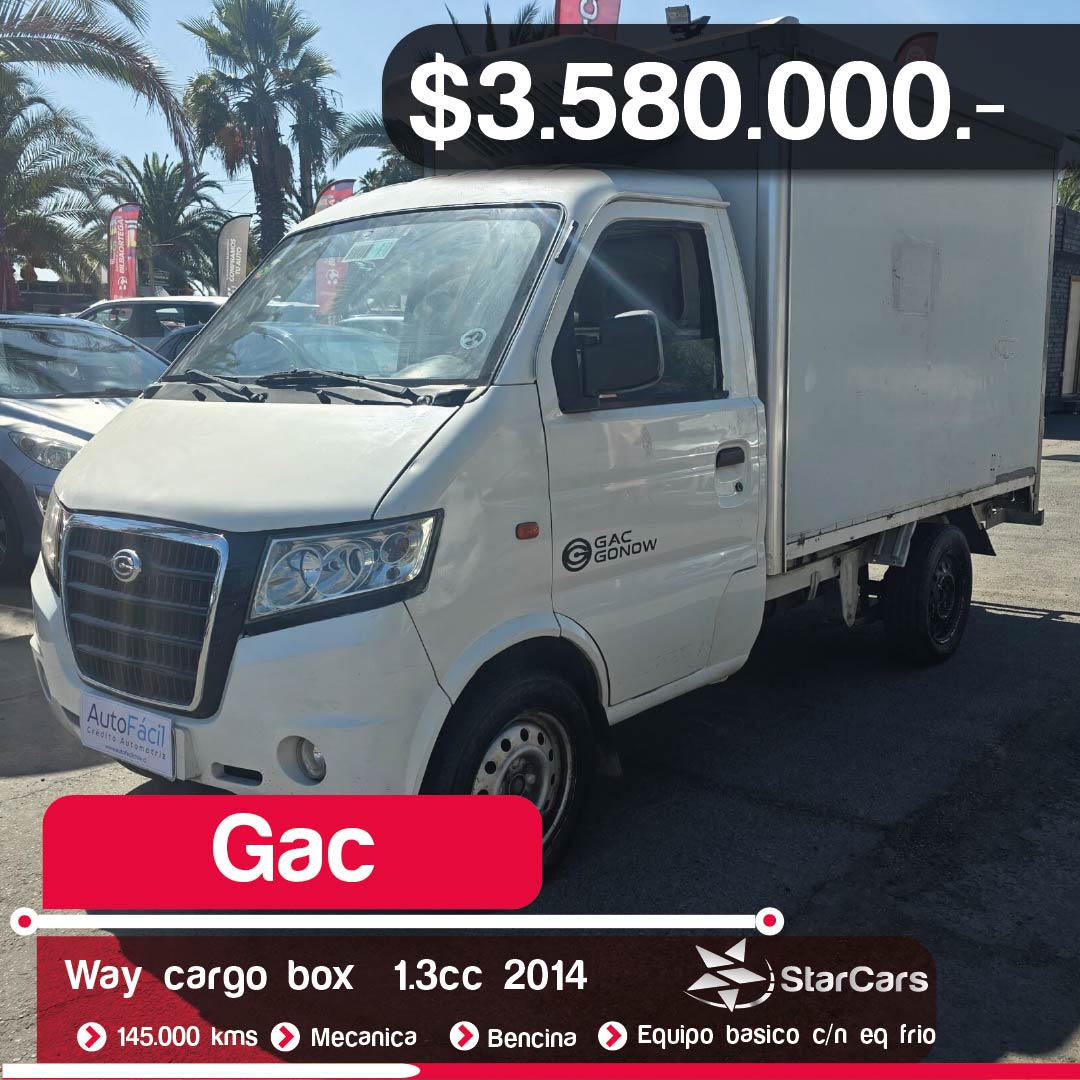 GAC WAY CARGO BOX 1.3 2015 1.3CC