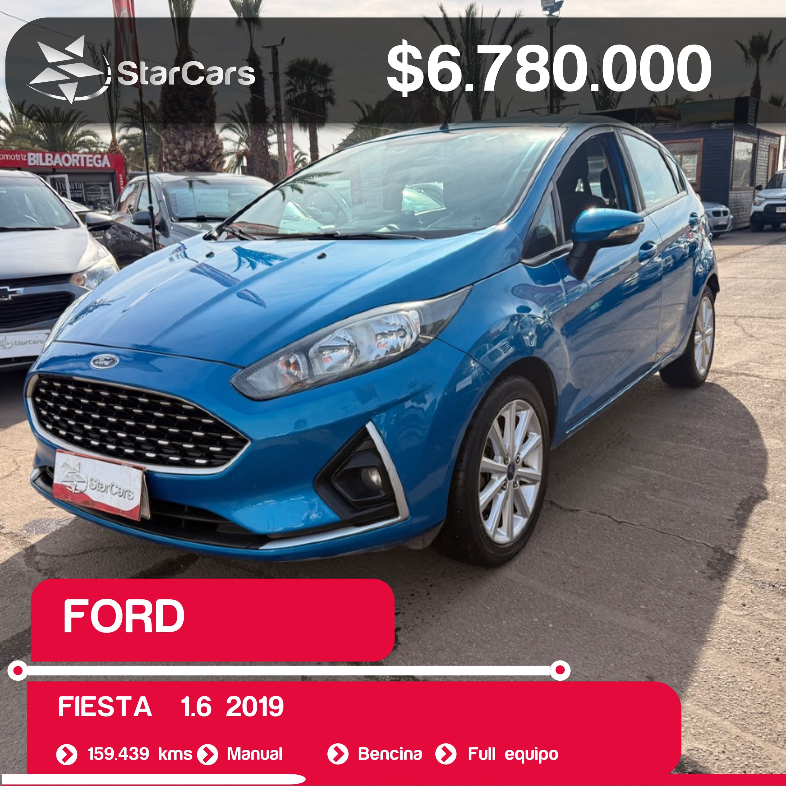 FORD FIESTA  2019 1.6CC