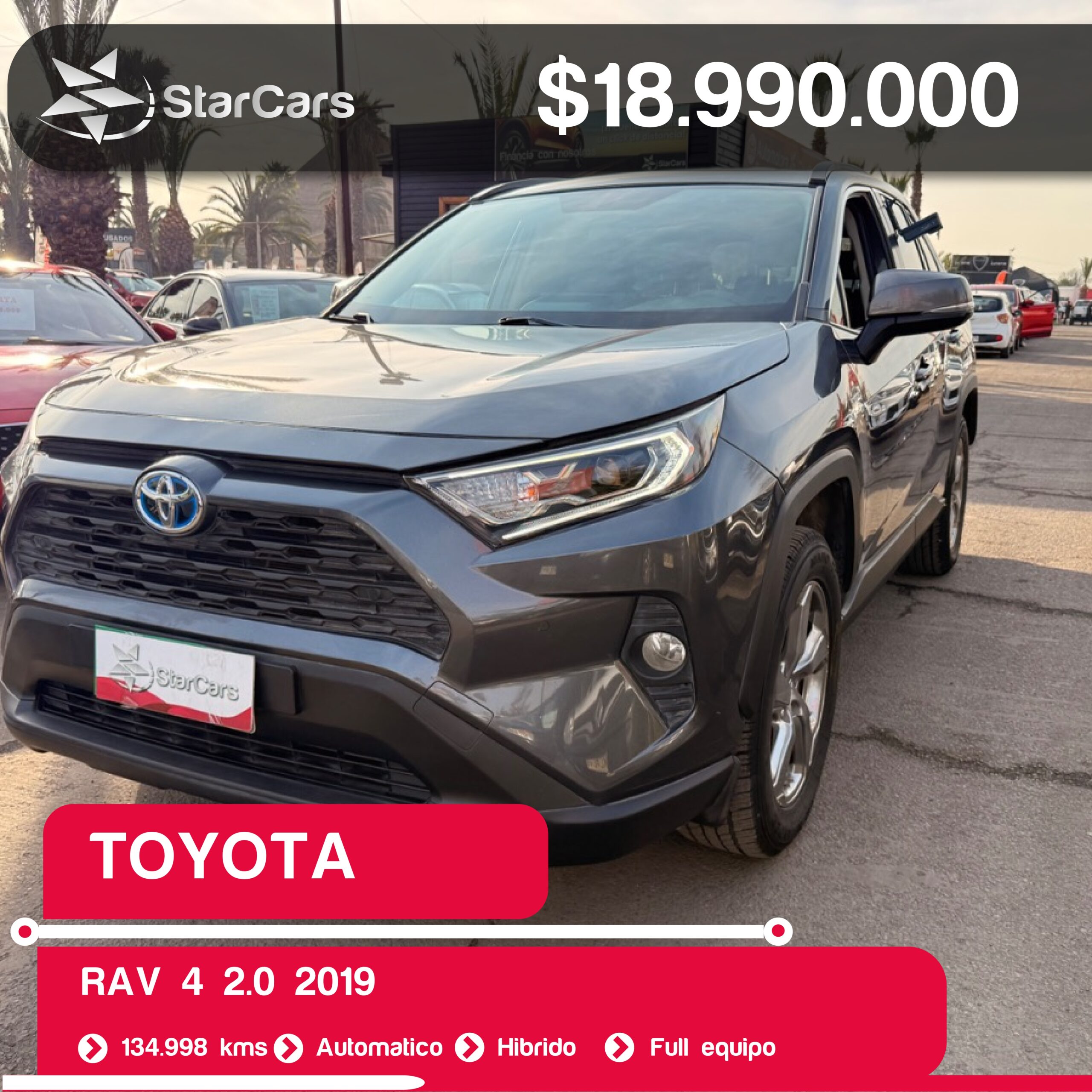TOYOTA  RAV 4 2019 2.0CC