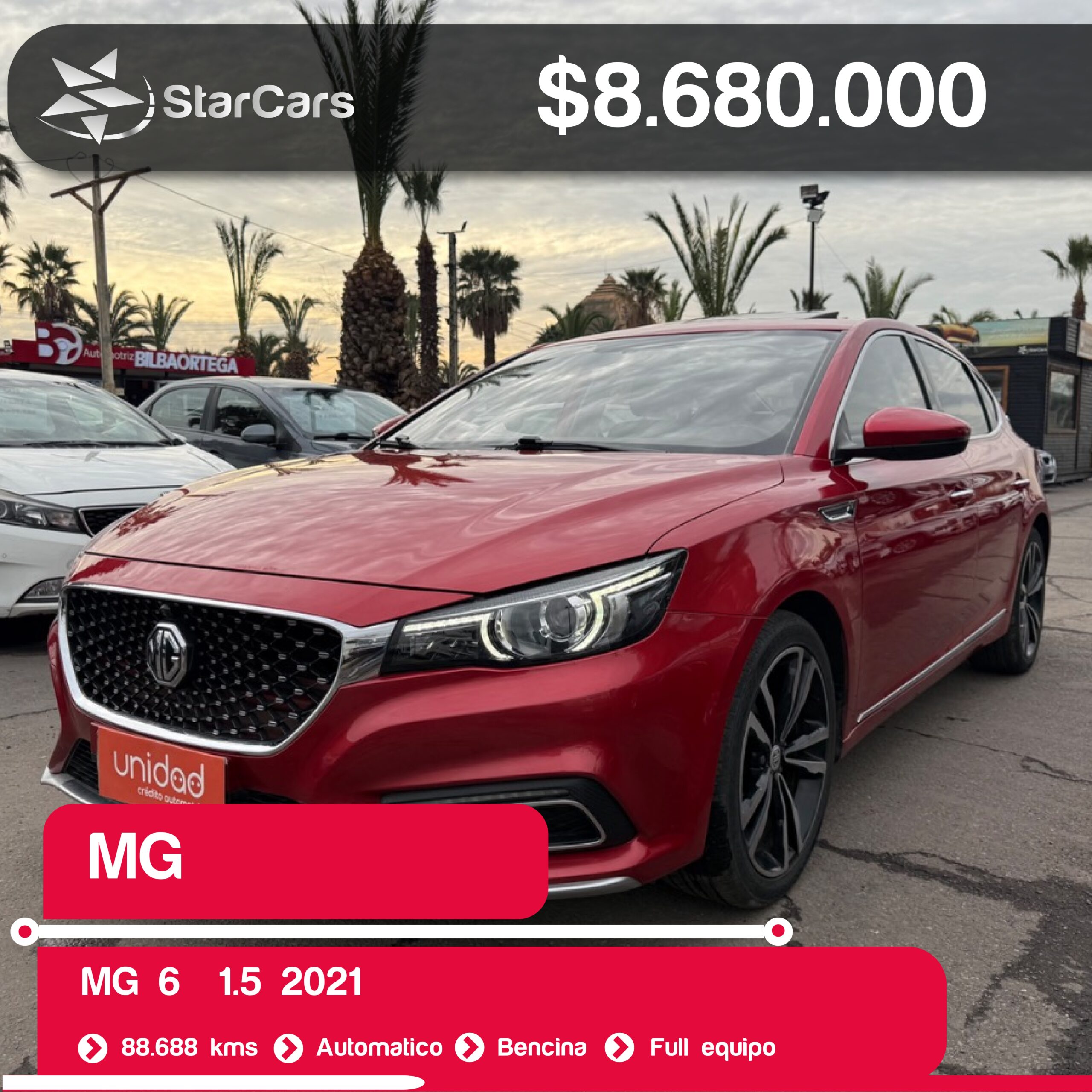 MG MG 6  2021 1.5CC