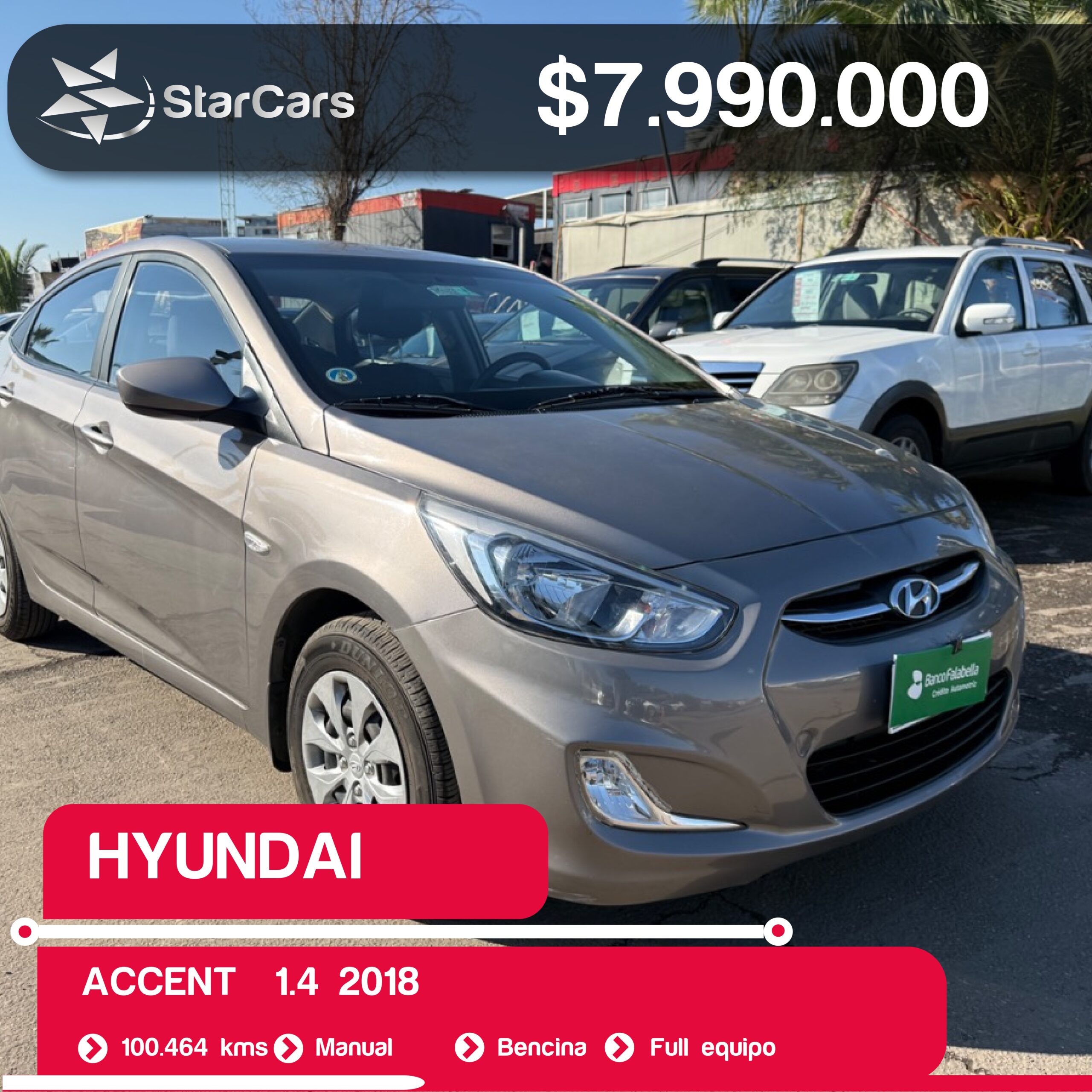 HYUNDAI  ACCENT  2018 1.4CC