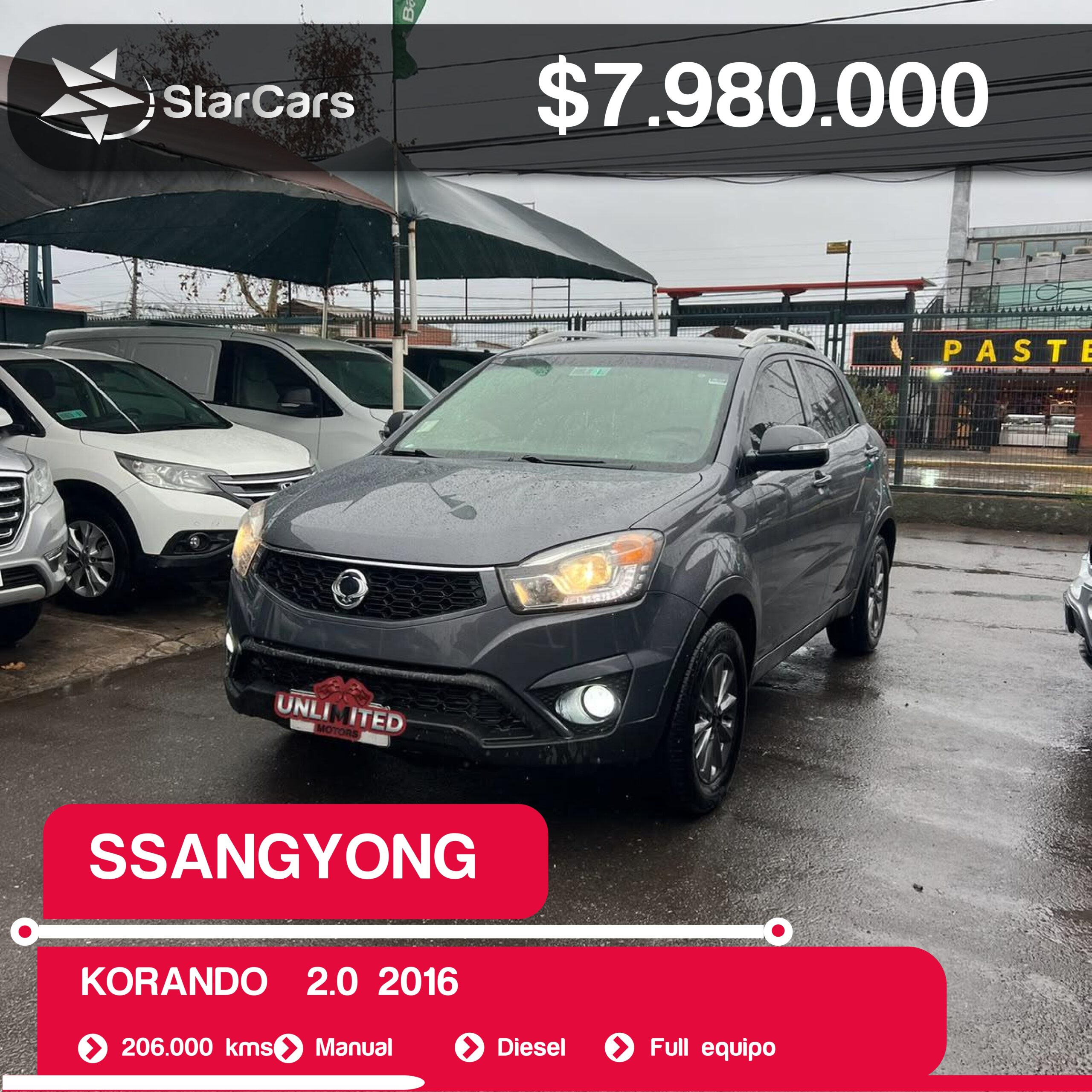SSANGYONG  KORANDO  2016 2.0CC
