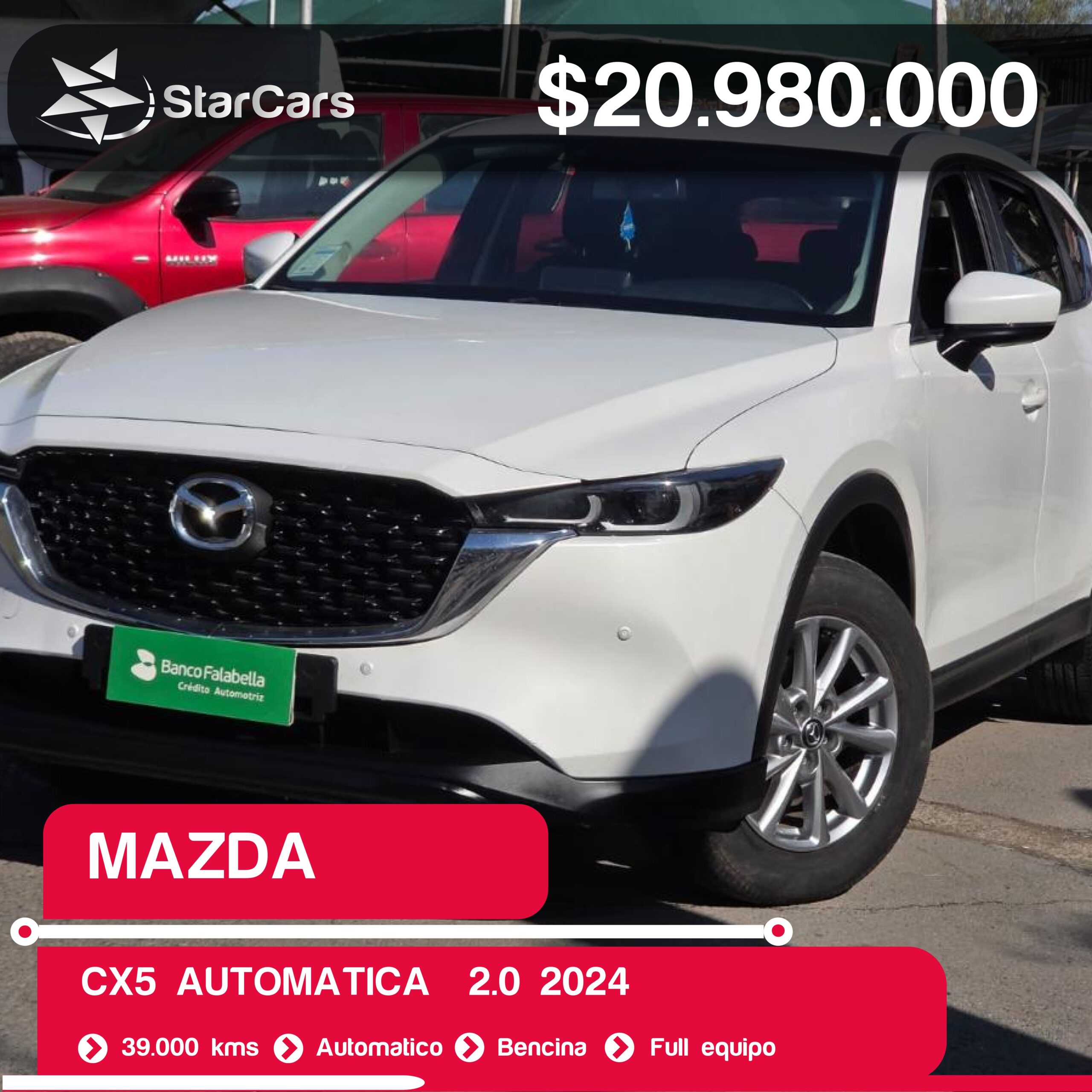 MAZDA CX5 AUTOMATICA  2024 2.0CC