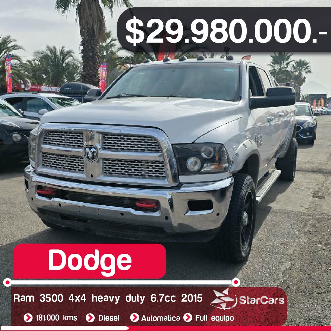 DODGE RAM 3500 4X4 HEAVY DUTY 2014 6.7CC