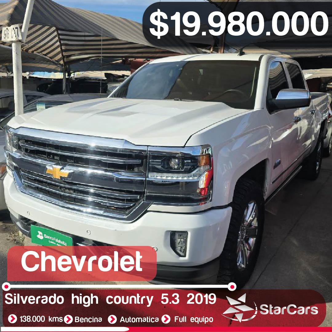 CHEVROLET  SILVERADO HIGH COUNTRY 2019 5.3CC