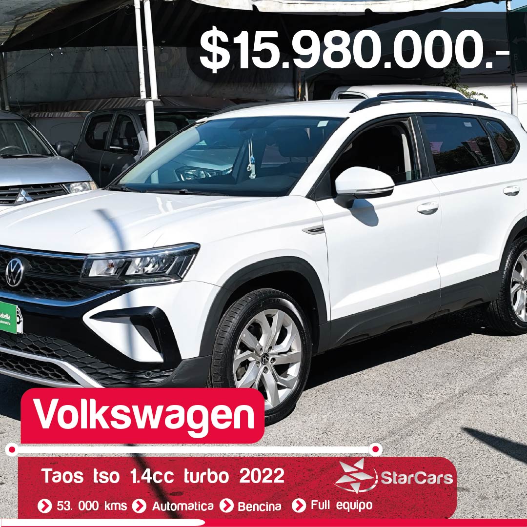 VOLKWAGEN TAOS AUTOMATICA 2022 2.5CC