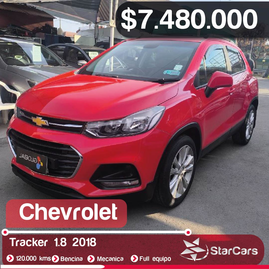 CHEVROLET  TRACKER  2018 1.8CC