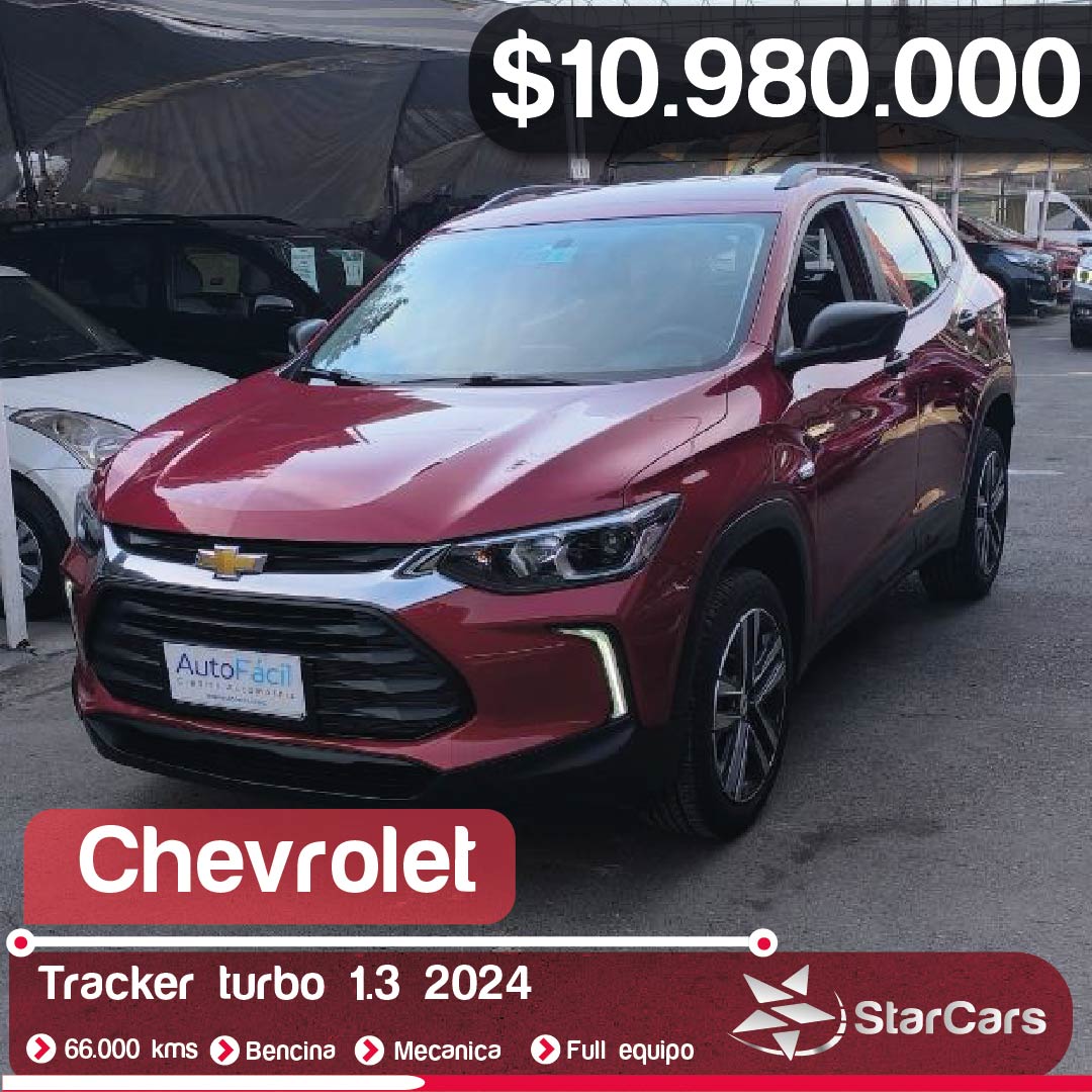 CHEVROLET  TRACKER TURBO  2024 1.3CC