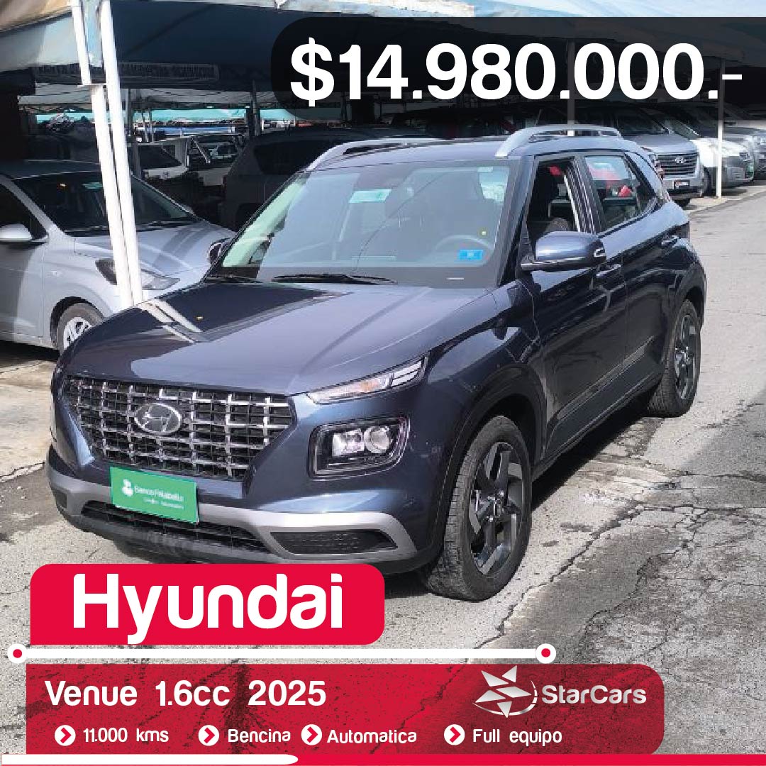 HYUNDAI  VENUE AUTOMATICA  2025 1.6CC
