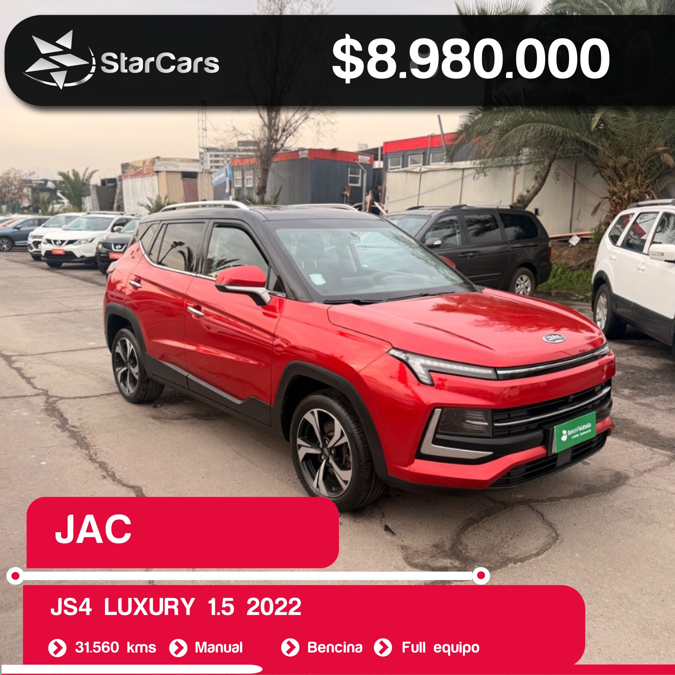 JAC  JS4 LUXURY 2022 1.5CC