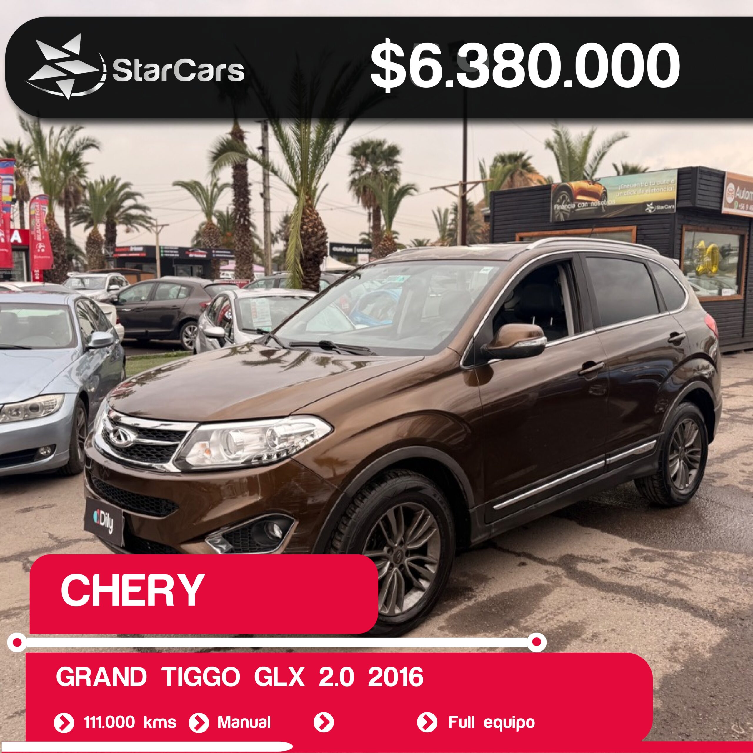 CHERY GRAND TIGGO GLX 2016 2.0CC