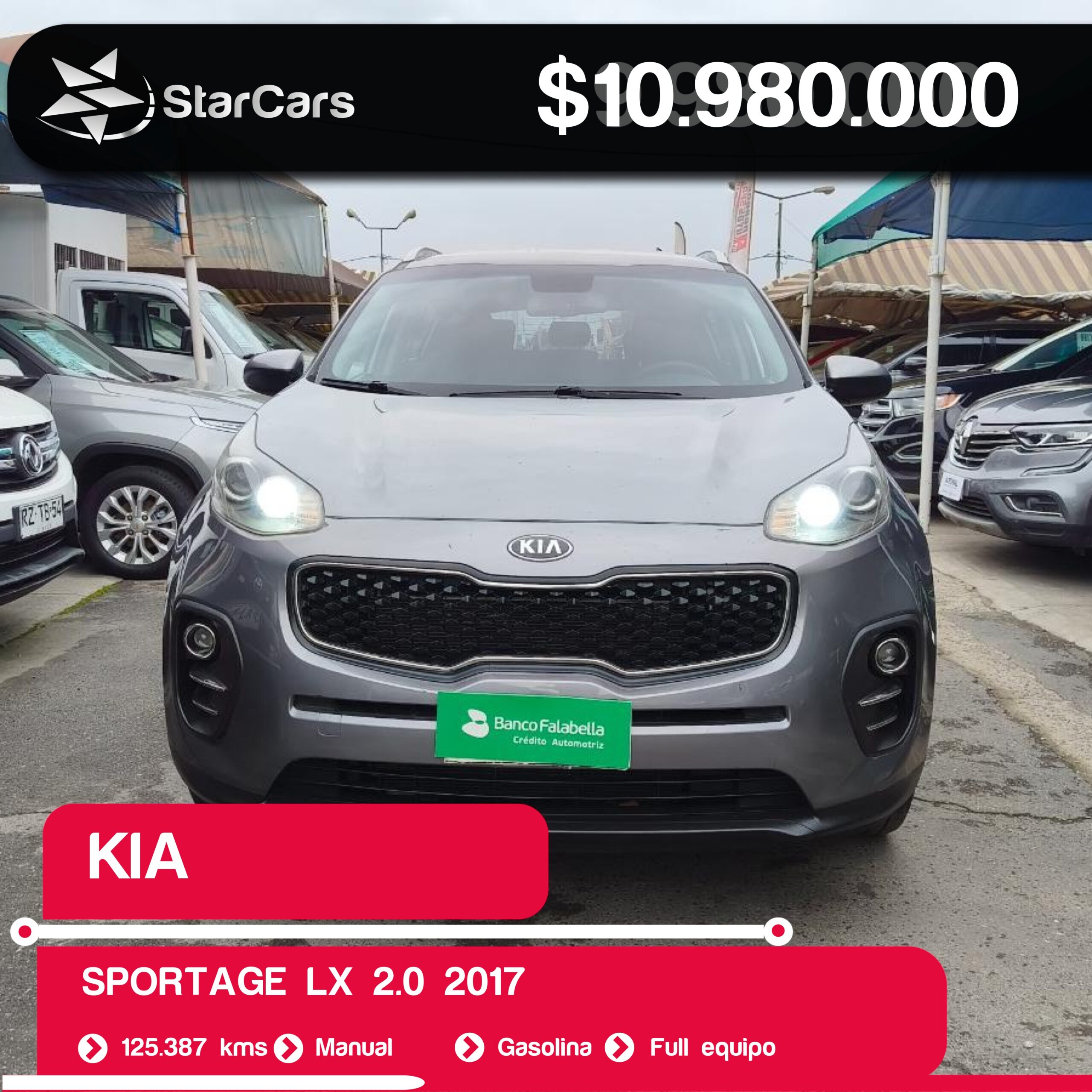 KIA SPORTAGE LX 2017 2.0CC