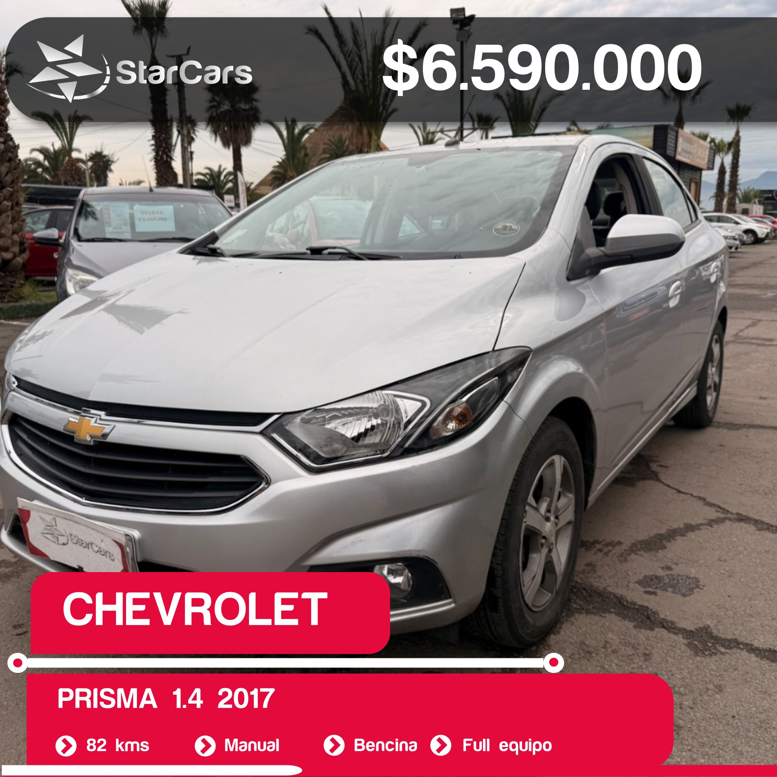 CHEVROLET  PRISMA 2017 1.4CC