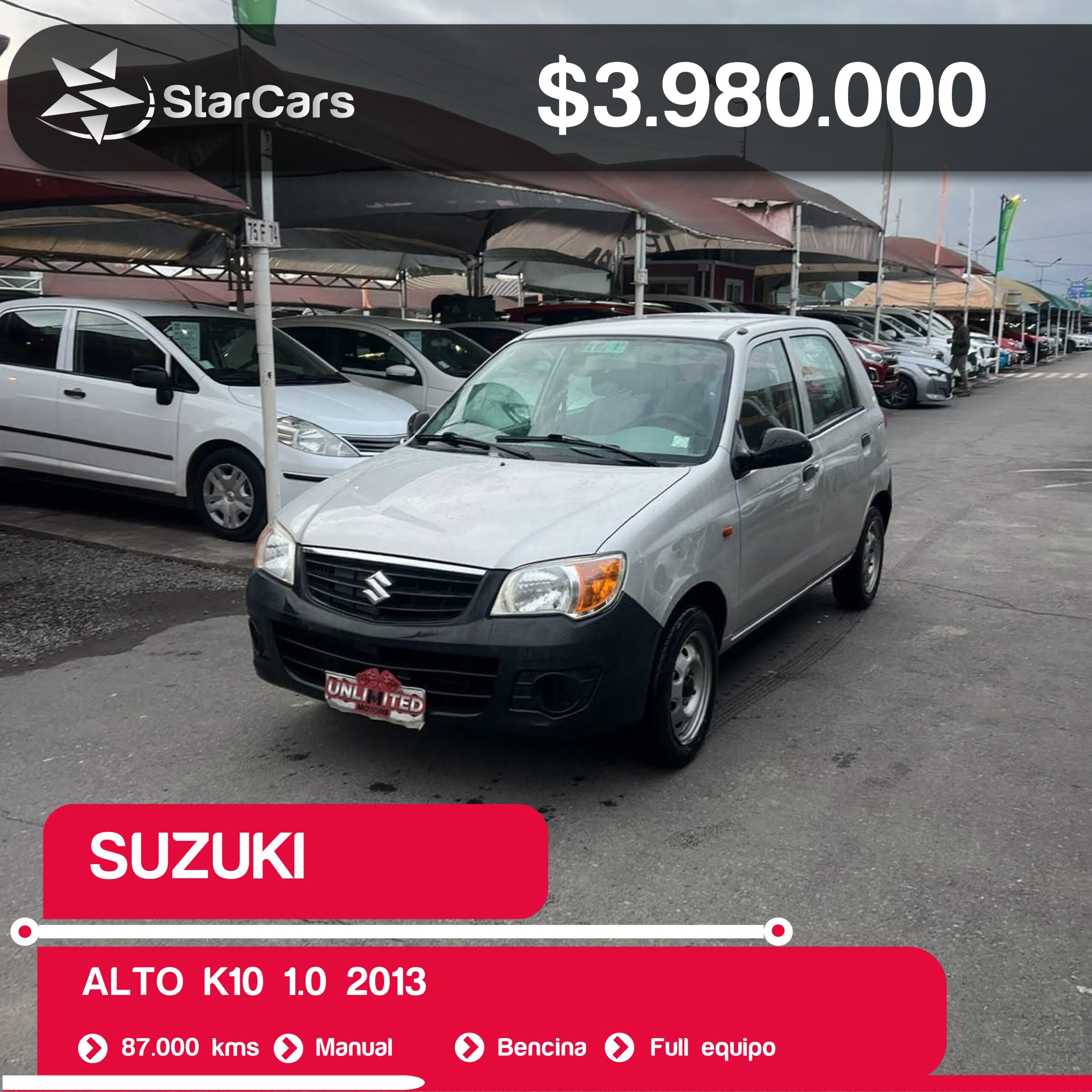 SUZUKI  ALTO K10 2013 1.0CC