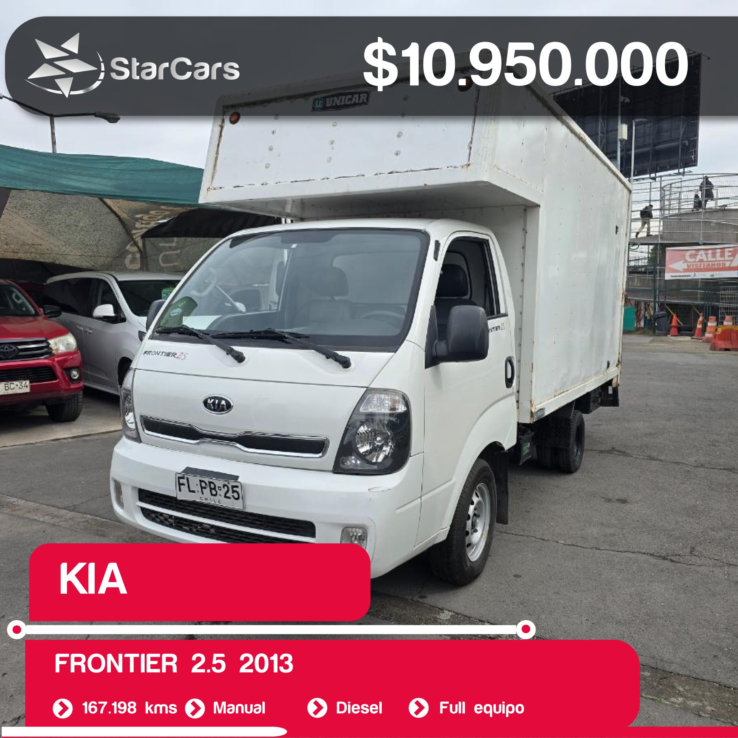 KIA FRONTIER 2013 2.5CC