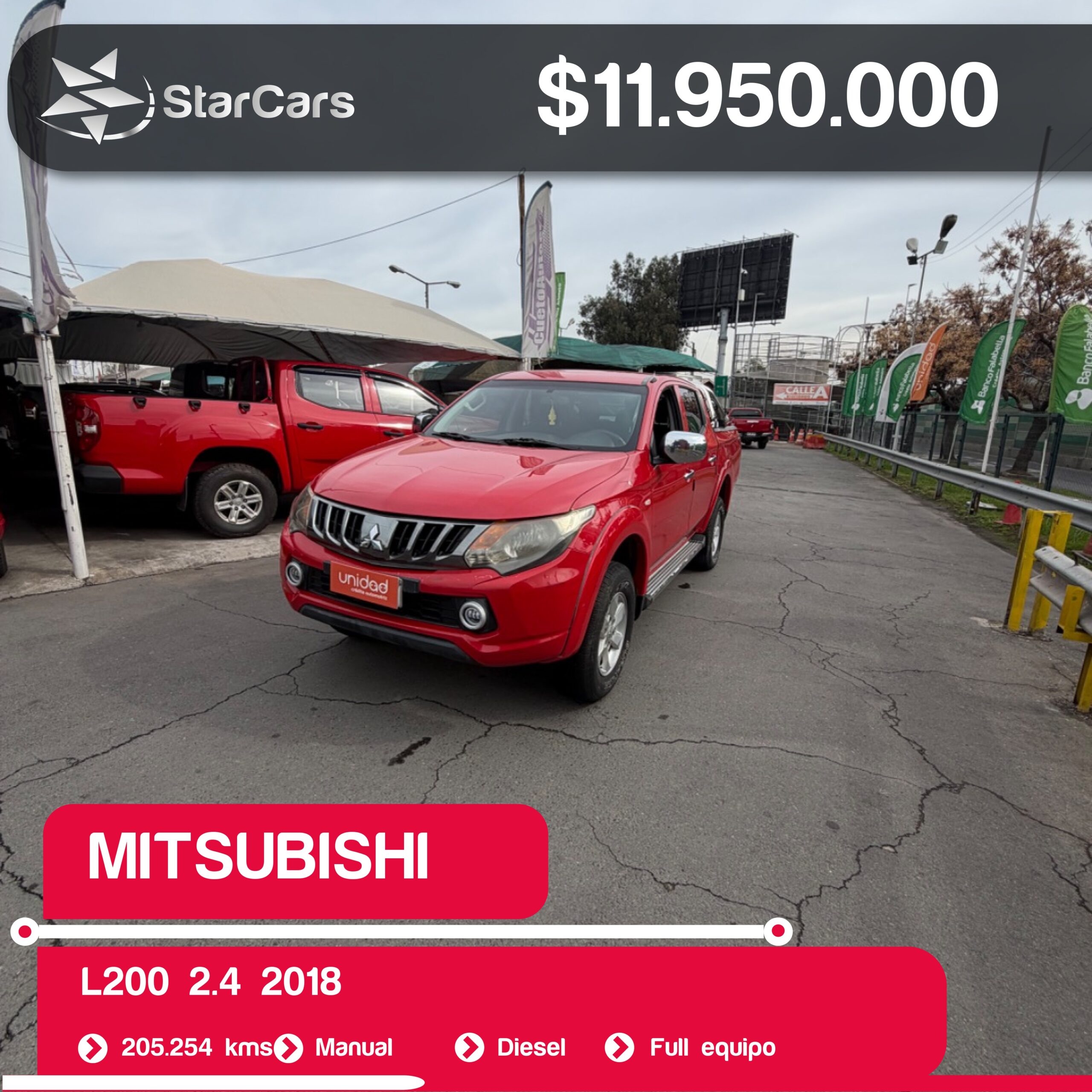 MITSUBISHI  L200 2018 2.4CC