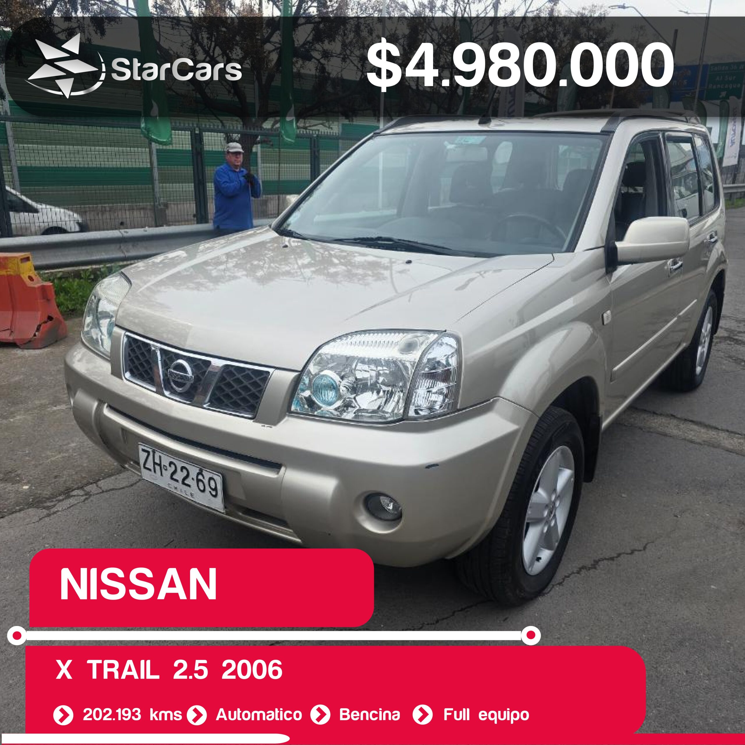 NISSAN X TRAIL 2006 2.5CC