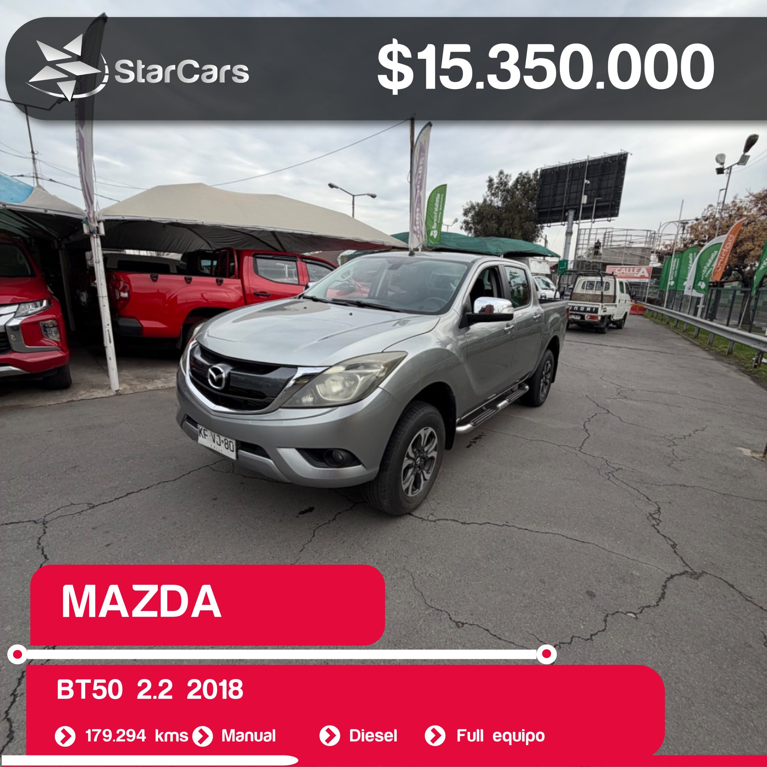MAZDA  BT50 2018 2.2CC