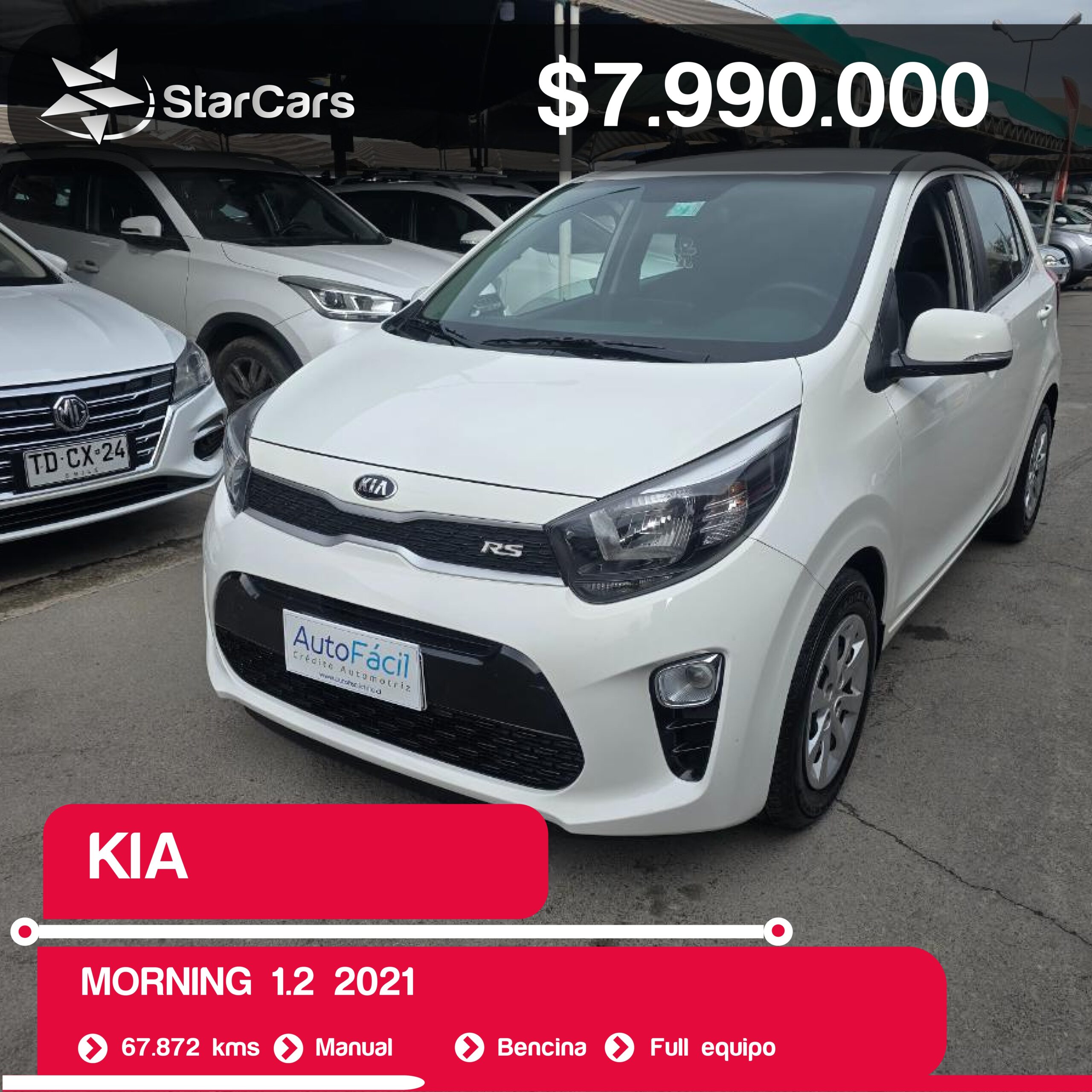 KIA  MORNING 2021 1.2CC