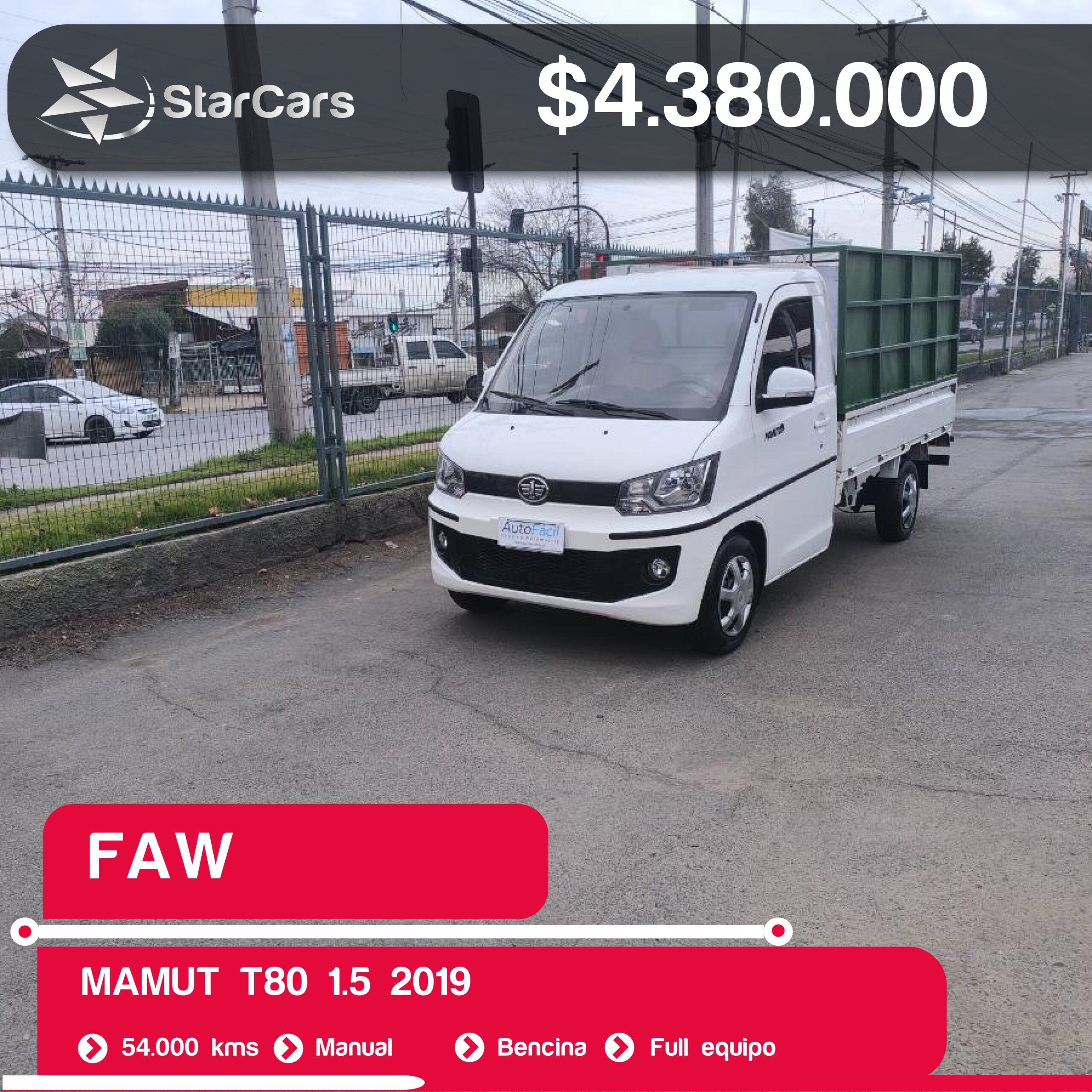 FAW  MAMUT T80 2019 1.5CC
