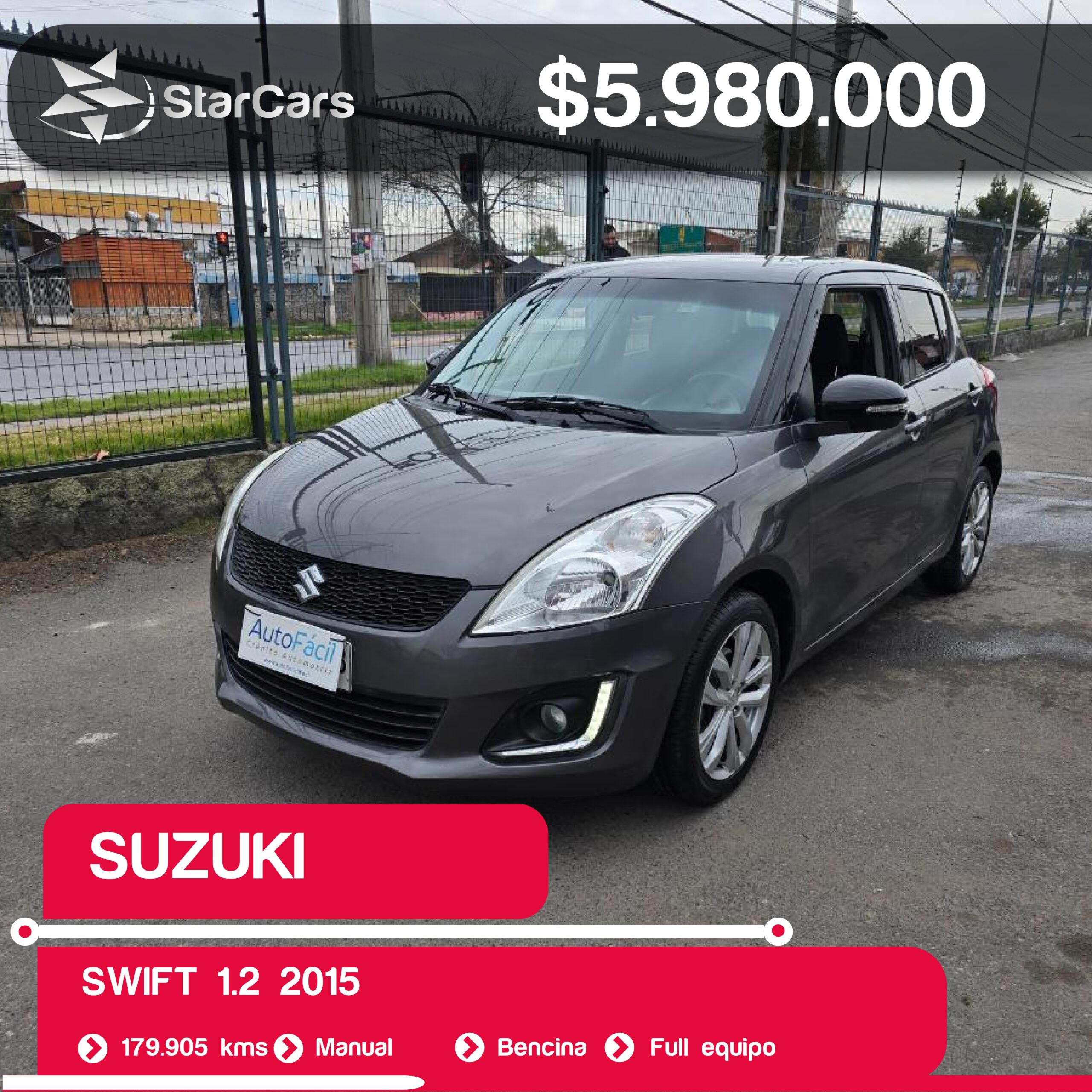 SUZUKI SWIFT 2015 1.2CC