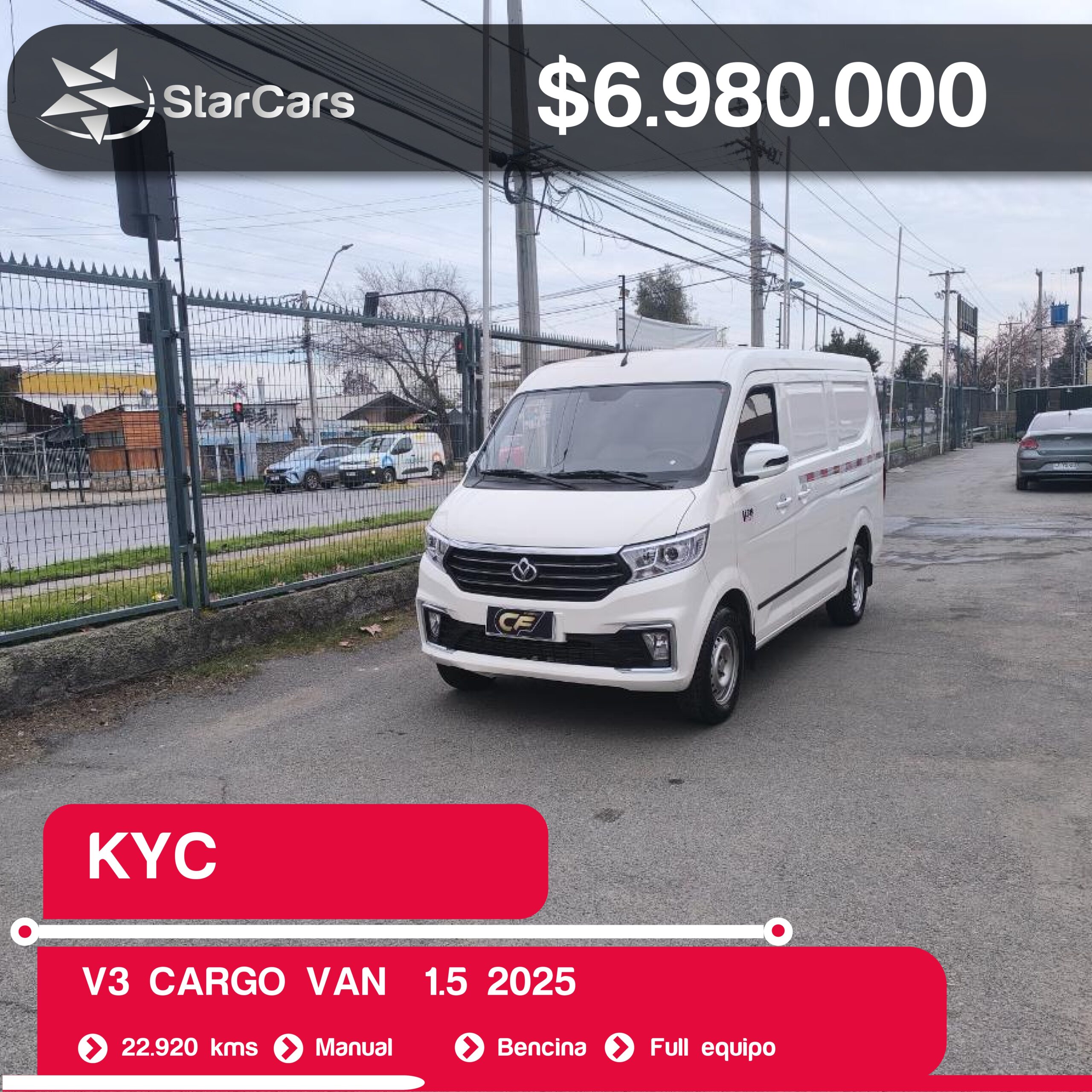 KYC V3 CARGO VAN  2025 1.5CC
