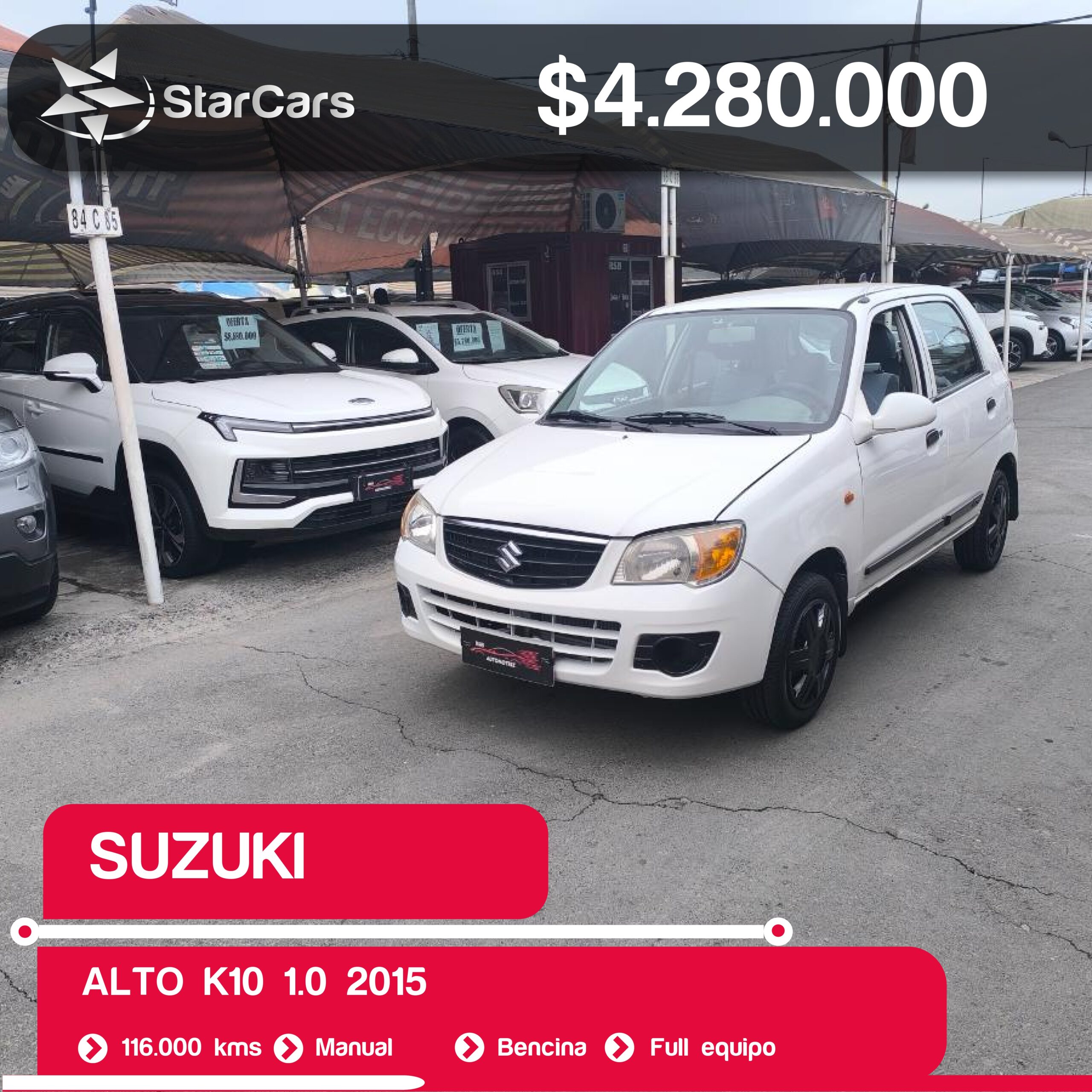 SUZUKI  ALTO K10 2015 1.0CC