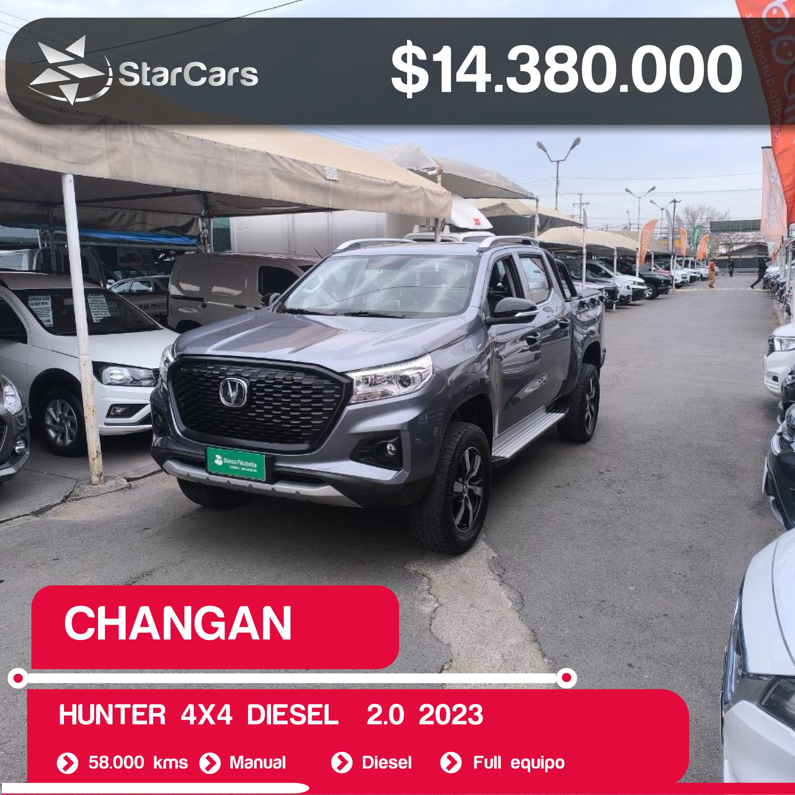 CHANGAN  HUNTER 4X4 DIESEL  2023 2.0CC